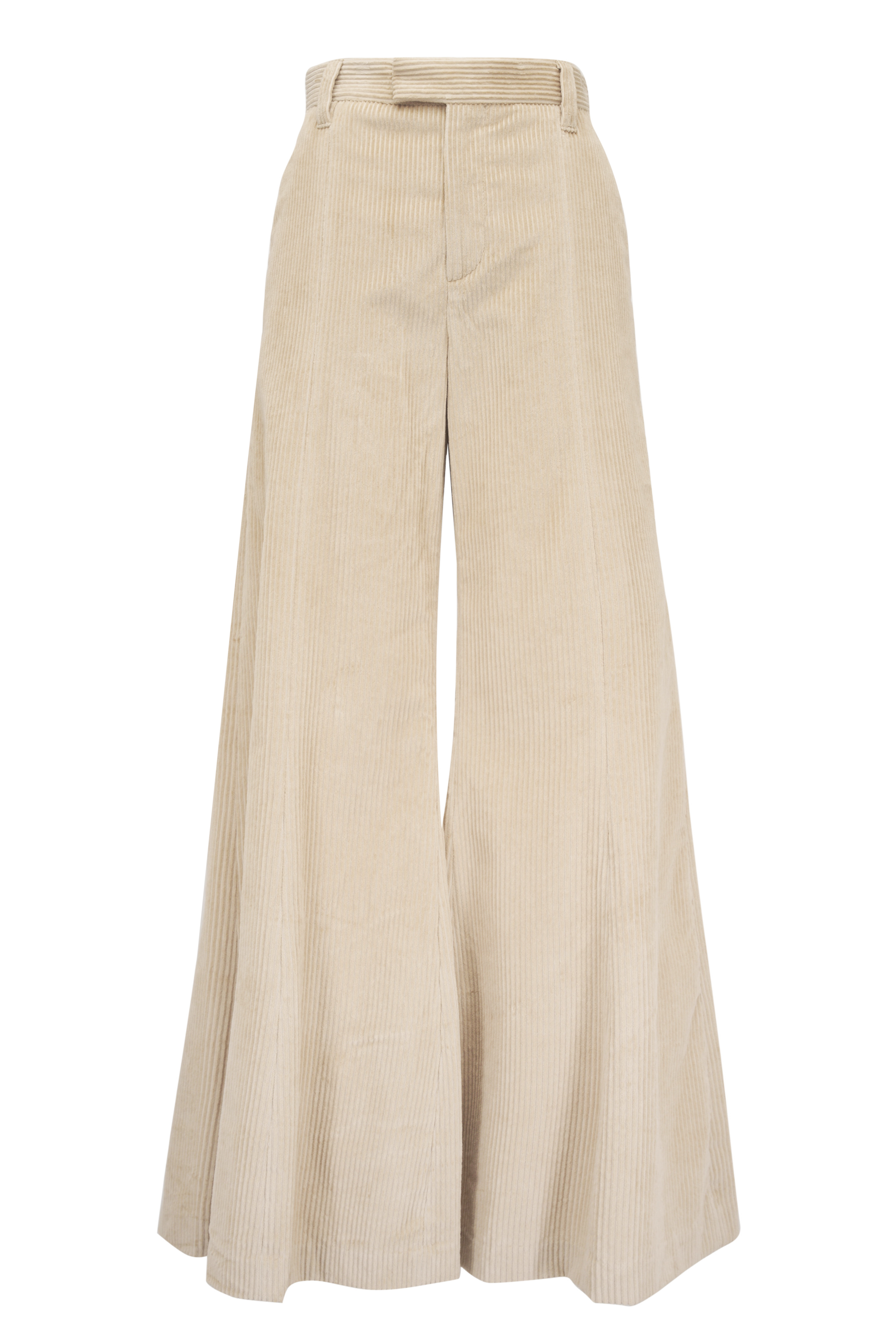 Brunello Cucinelli - Lilac Flat Front Linen Pant