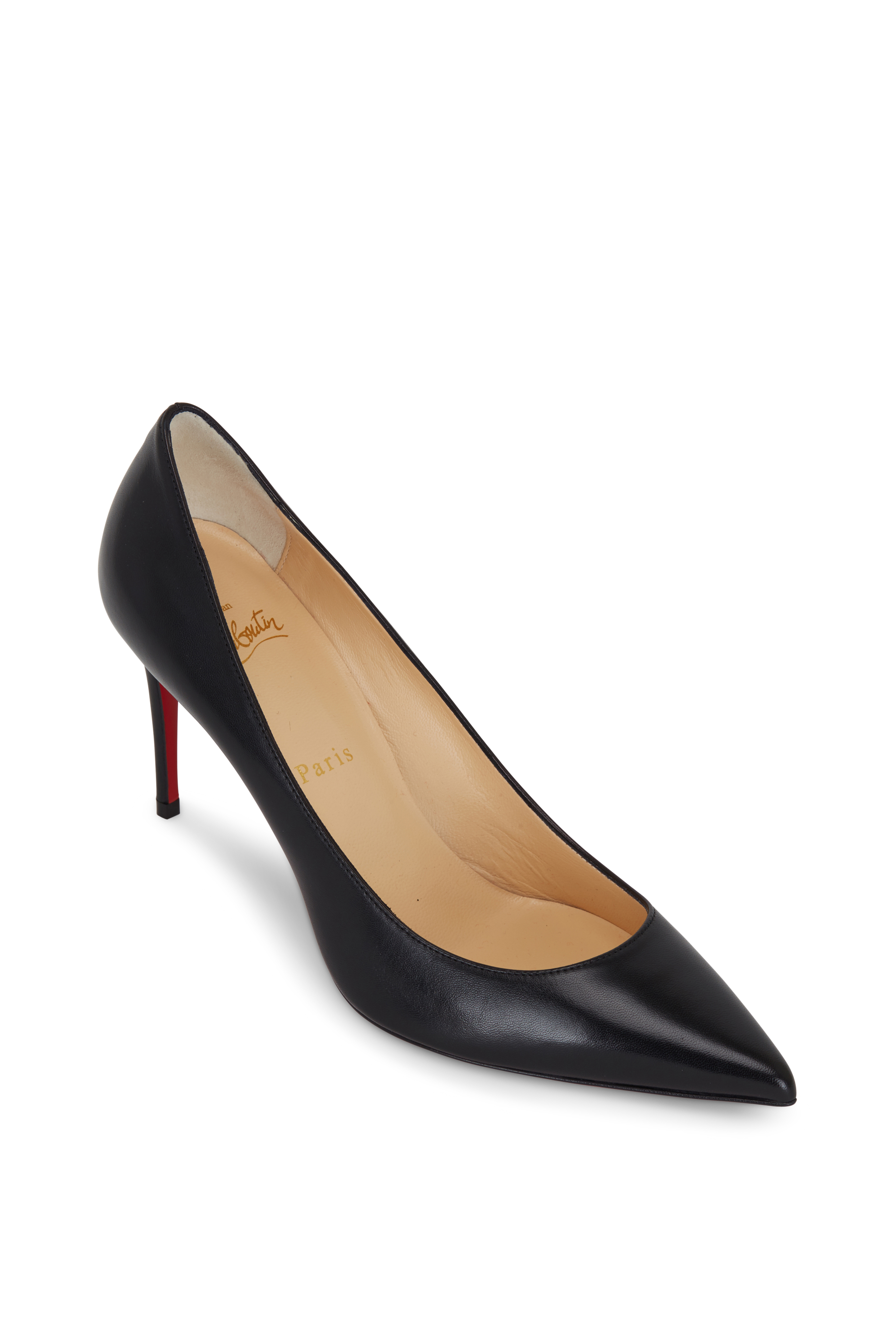 【超美品】ルブタン　CARMELA PUMP 35.5 Pumppie - 85 mm Pumps - Patent calf leather - Blush - Women