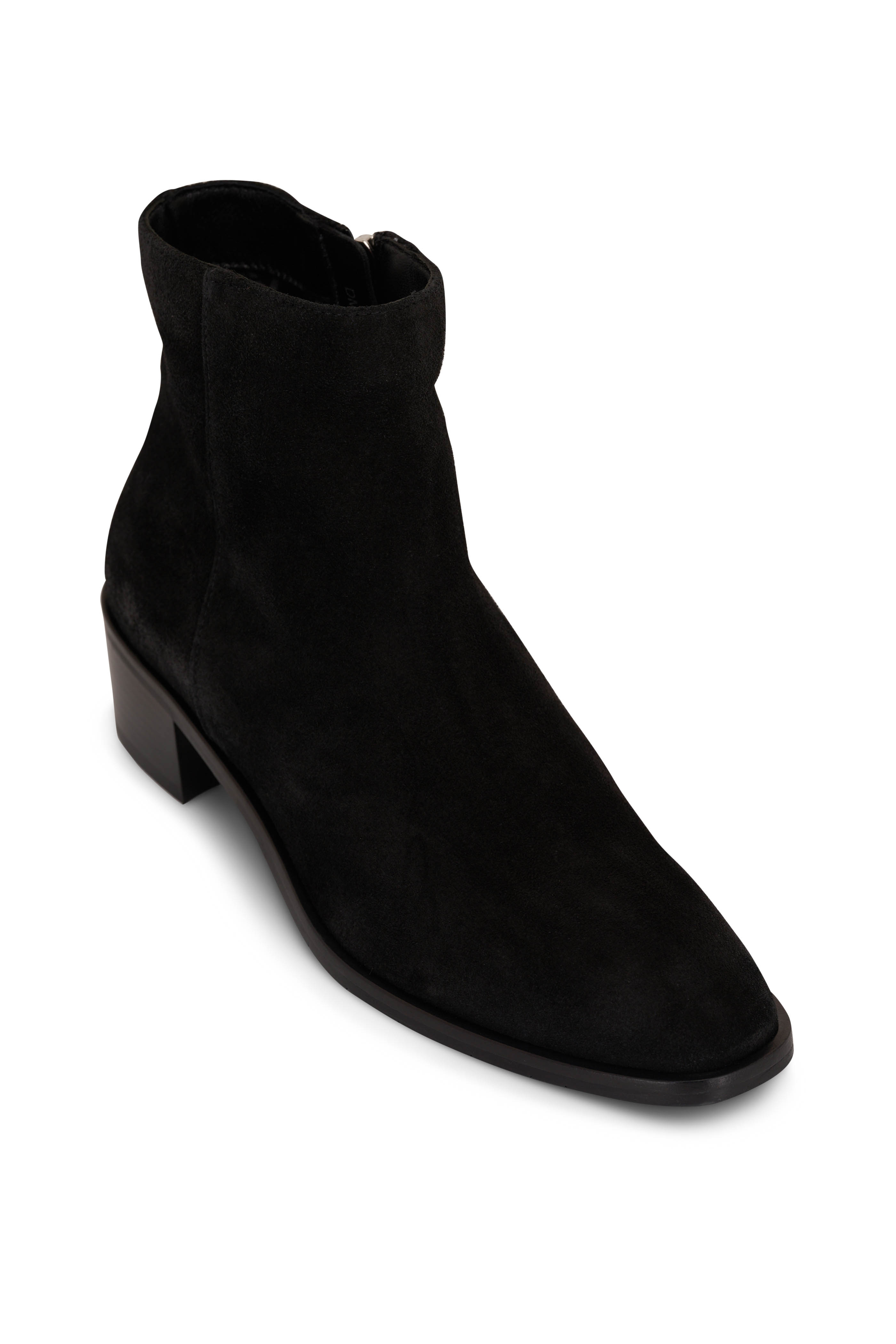 Aquatalia Ulyssa Espresso Suede Ankle Boot 30mm