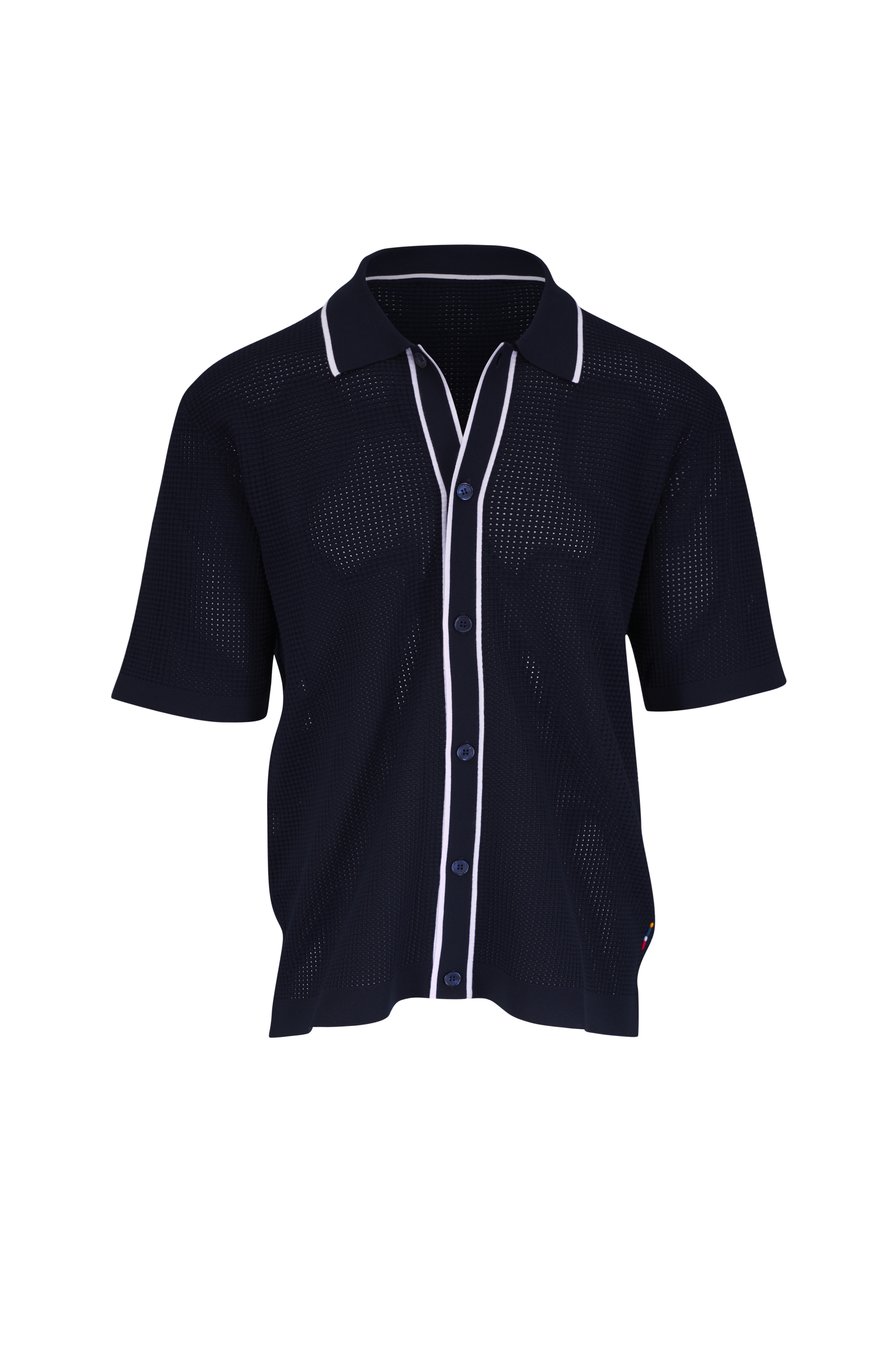 Brunello Cucinelli - Navy Jersey Regular Fit Polo