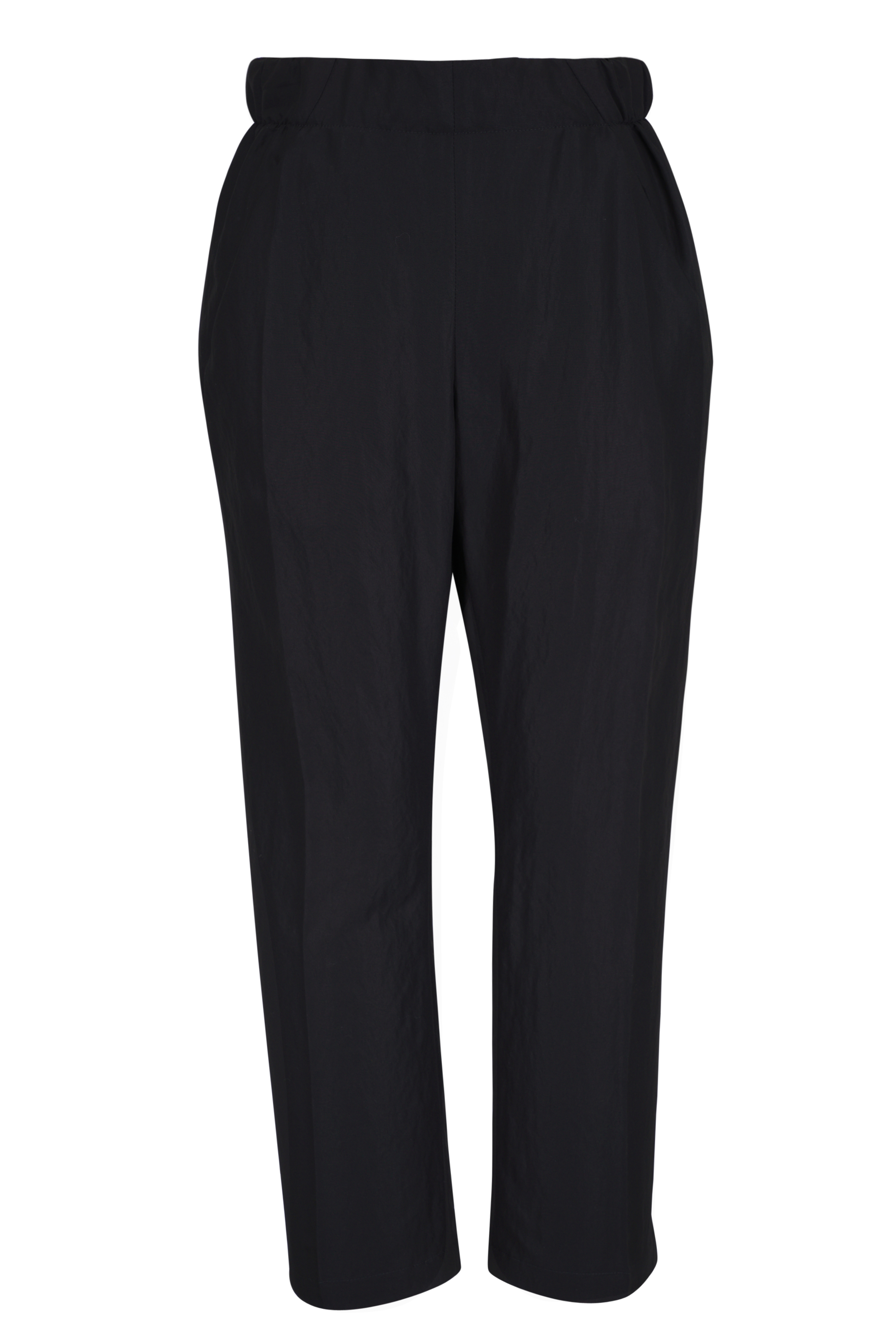 Zero + Maria Cornejo - Margot Black Wide Leg Stretch Crop Pant