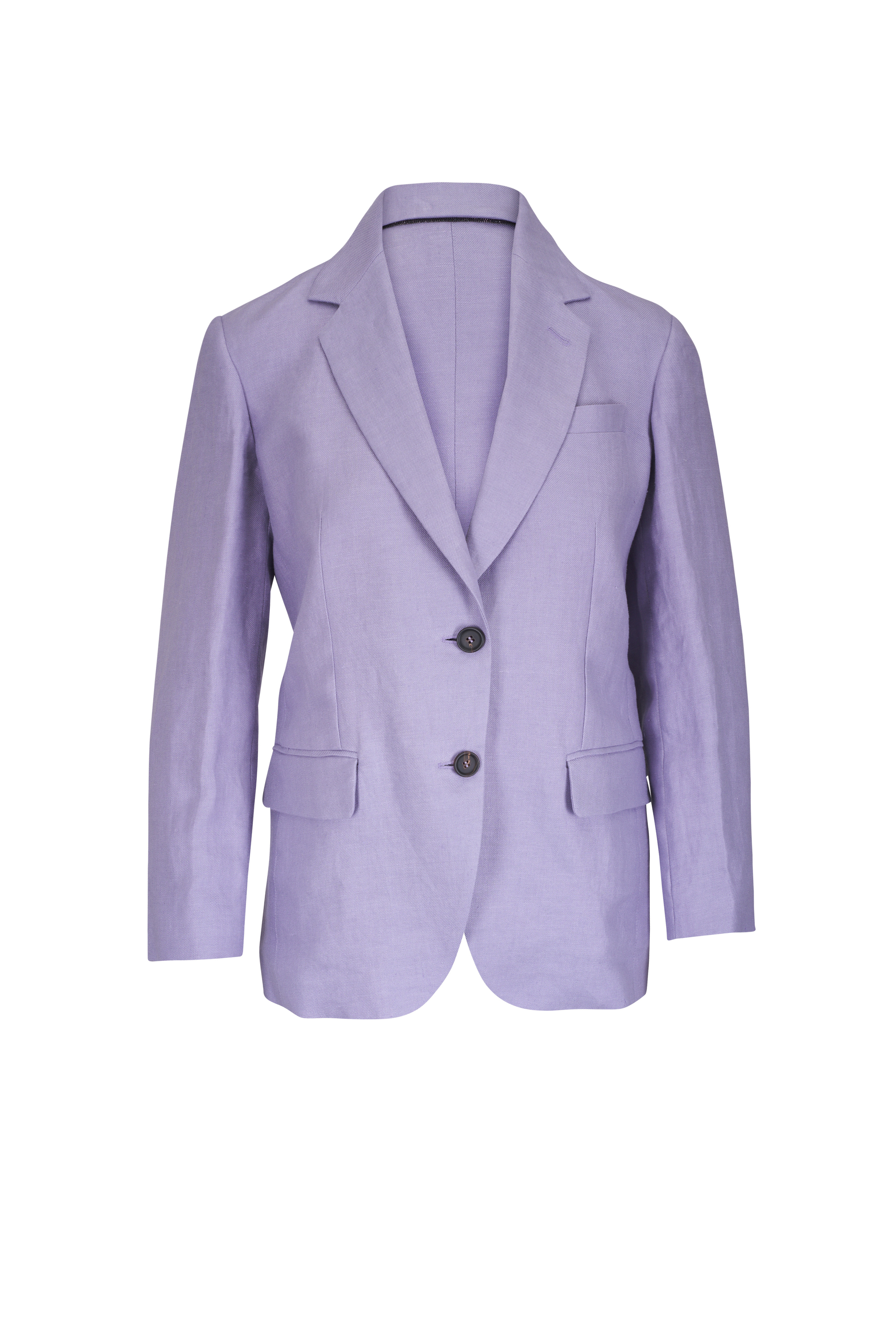 Brunello Cucinelli - Gray Deconstructed Cashmere Jersey Jacket