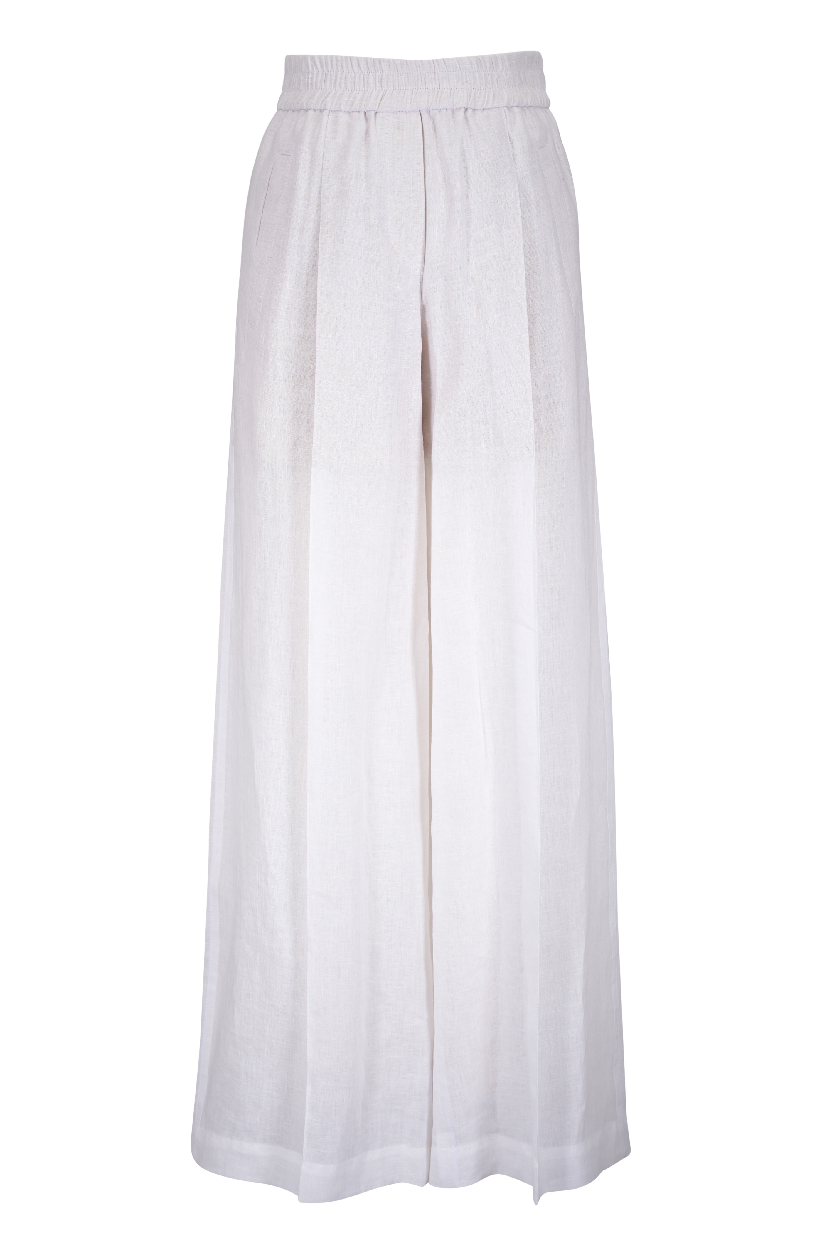 パンツ BRUNELLO CUCINELLI Hemp linen trousers Monili Rosso Hemp and linen trousers with Monili detail BRUNELLO
