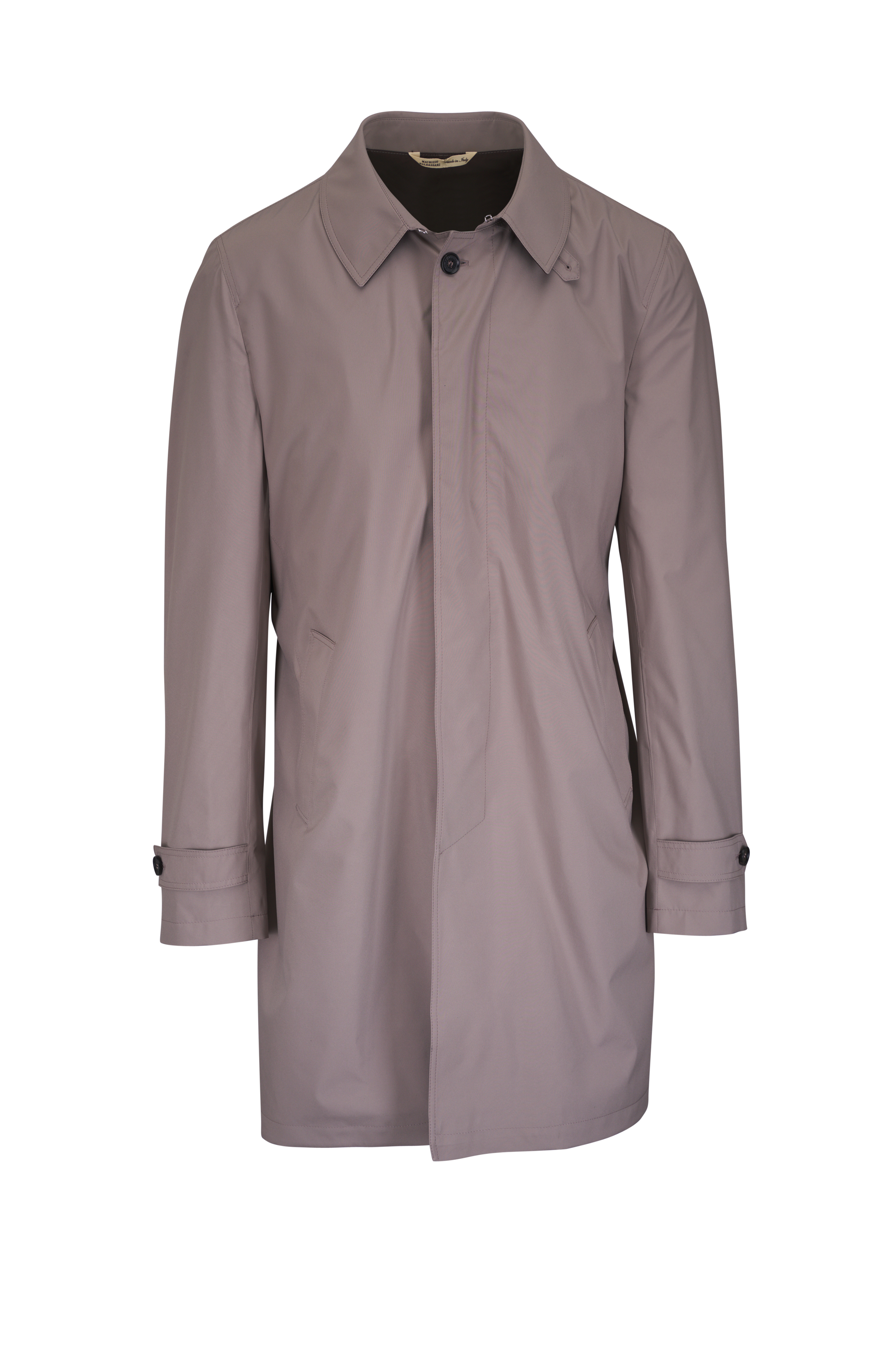 Maurizio Baldassari - Monza Short Zipper Black Car Coat