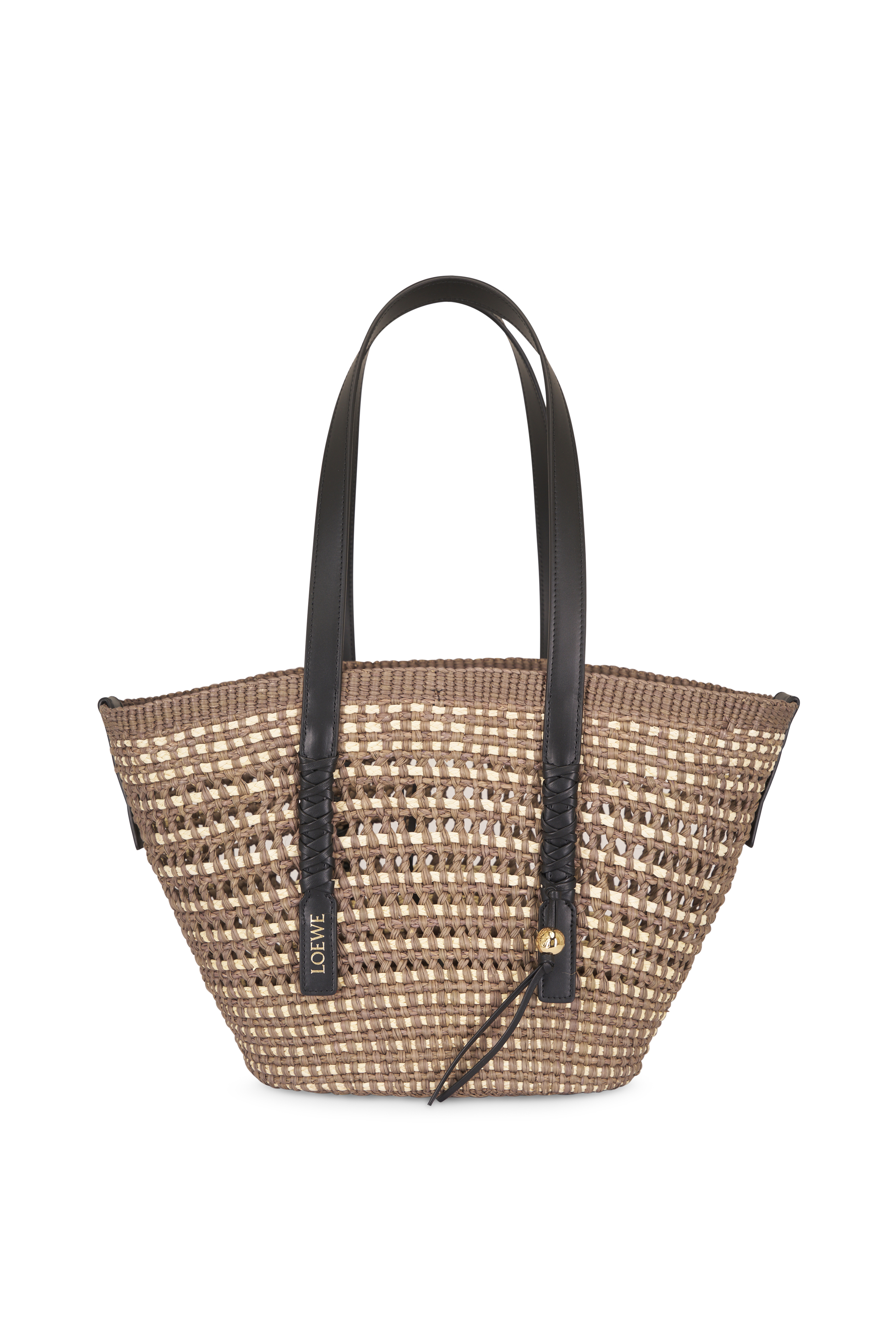 Loewe - Anagram Tan Leather Cut Out Tote | Mitchell Stores