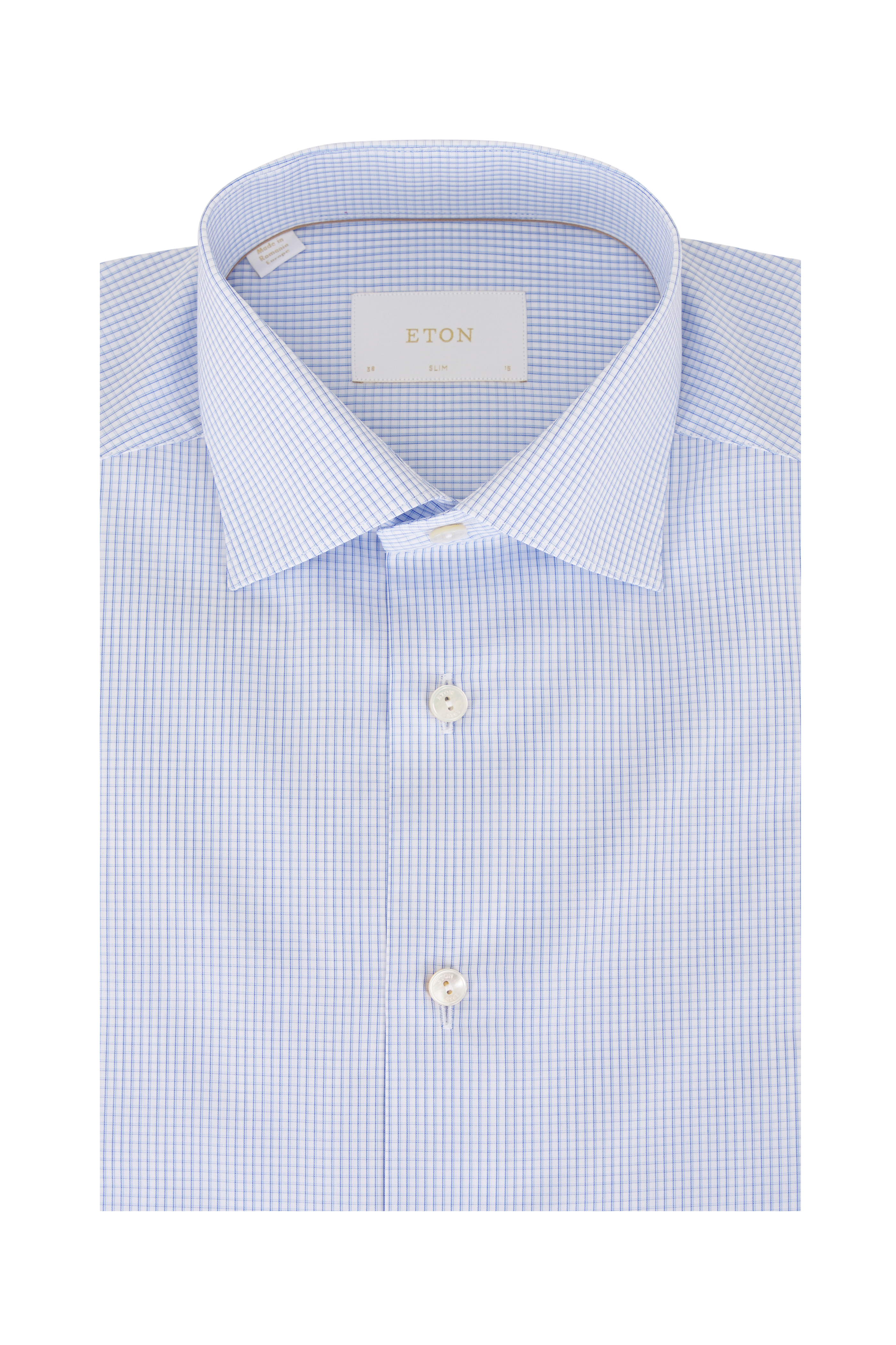 men's slim fit light blue dress shirt Twillory Performance Tailored Slim Fit Button Down Dress Shirt for Men main image 0