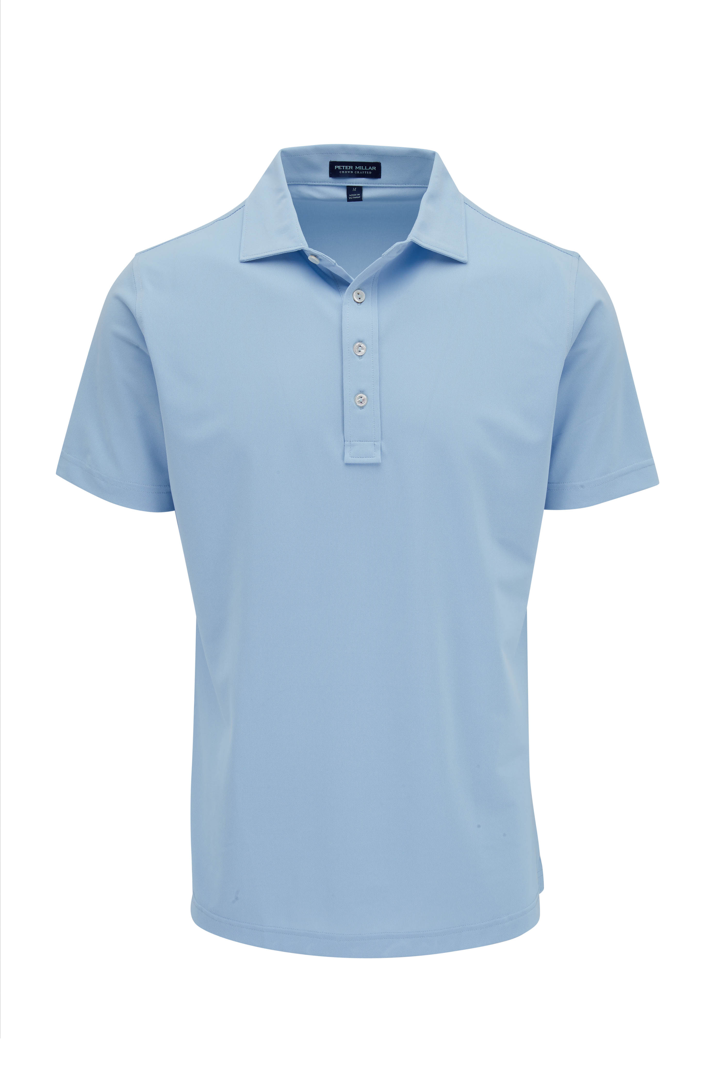 Peter Millar - Core Jubilee Stripe Performance Polo in Cottage Blue by Peter Millar, Cottage Blue / Medium