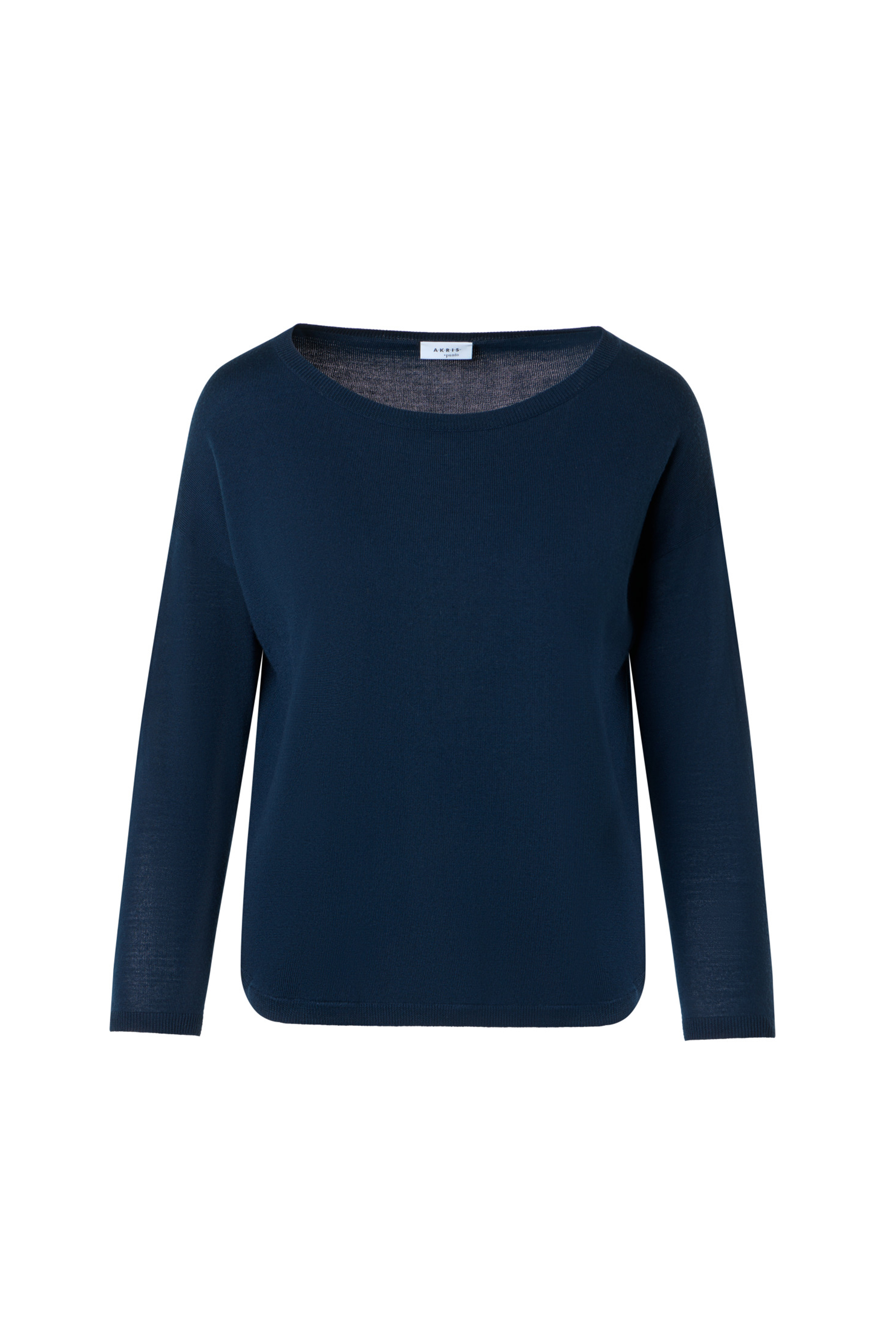 アクリス プント ウール 長袖 ニット 38 ネイビー系 AKRIS PUNTO セーター レディース Akris Punto - Cream Stretch-Knit Turtleneck | Mitchell Stores