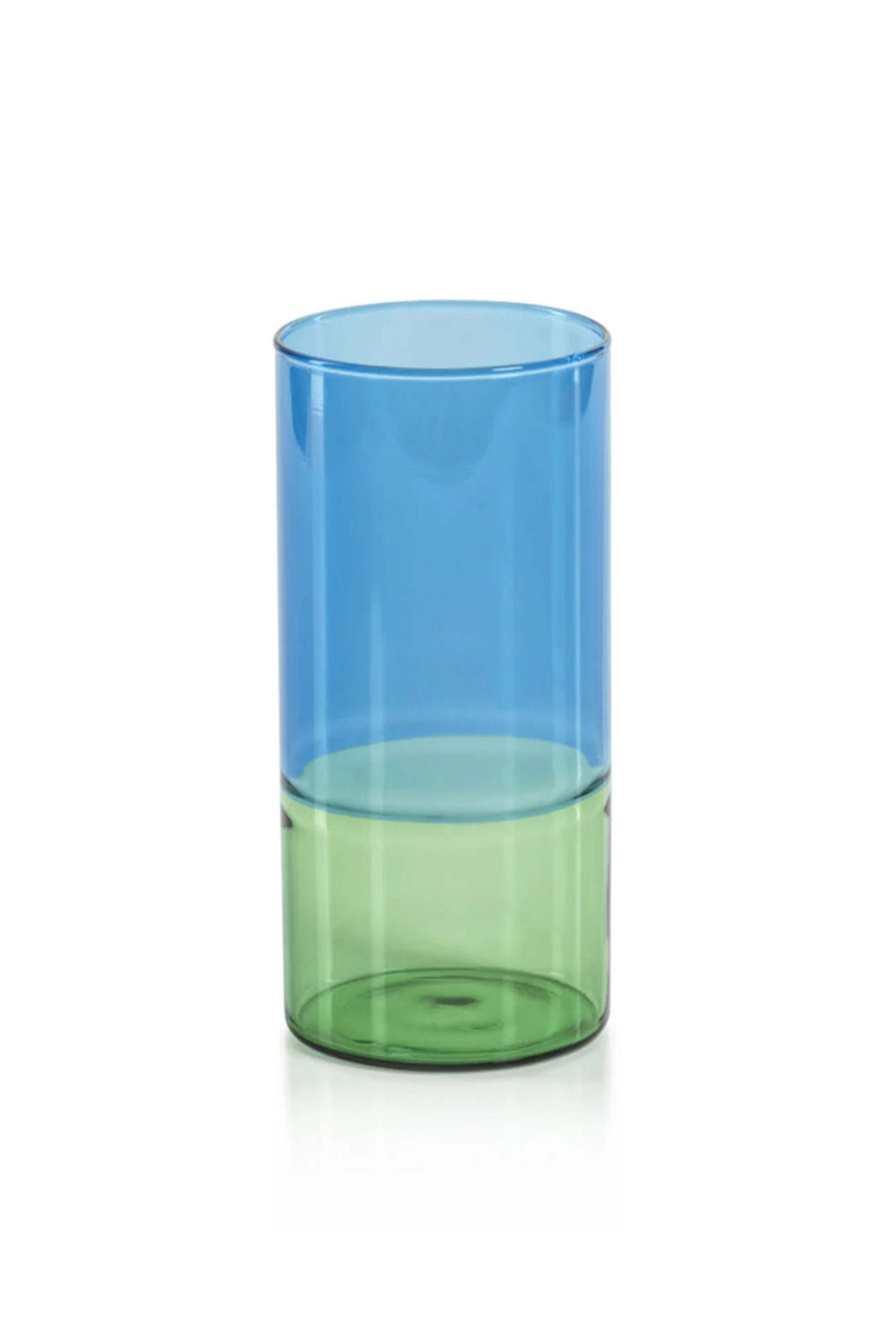 Zodax - Riviera Two-Tone Glass Pitcher | Mitchell Stores