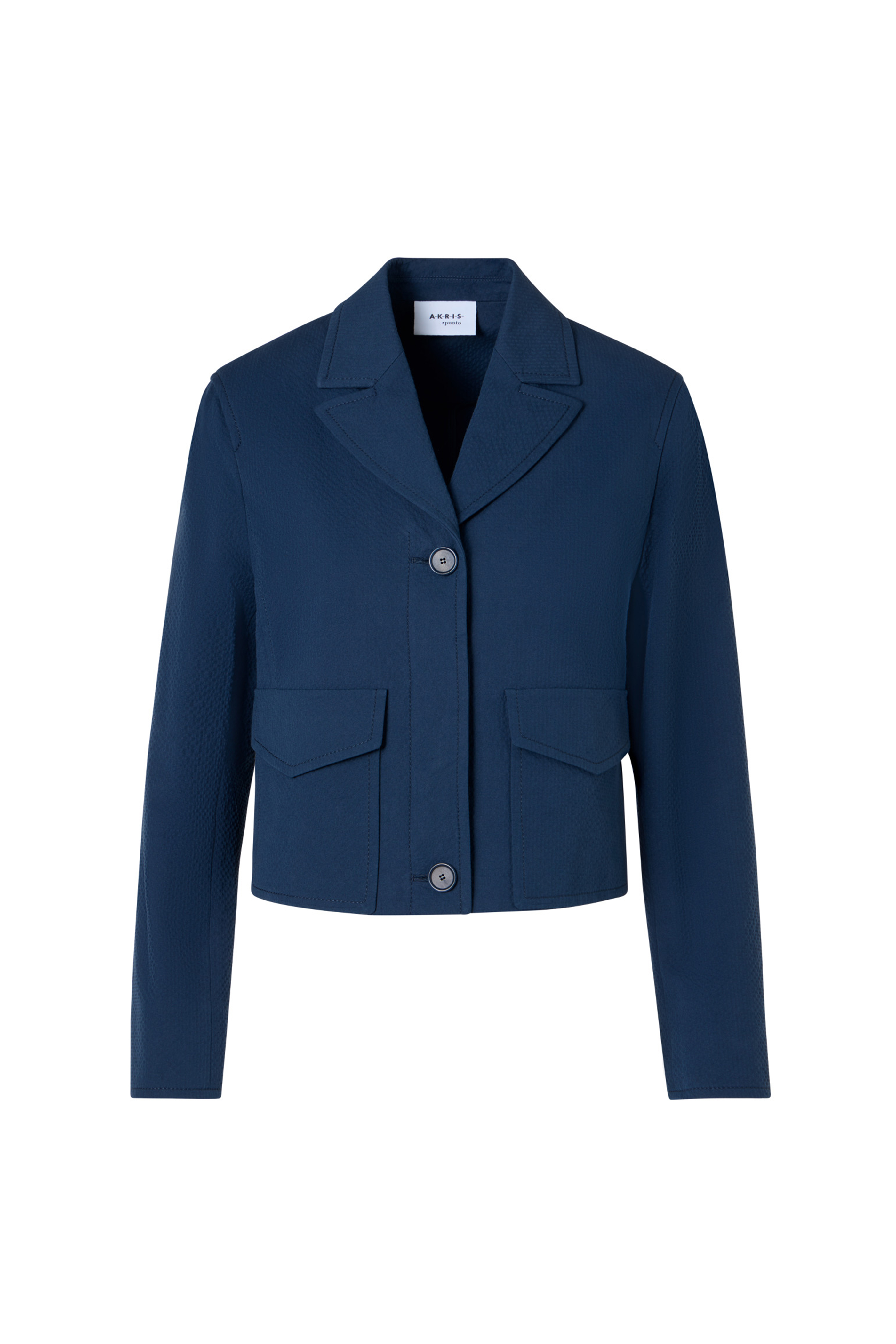 Emporio Armani - Black Honeycomb Knit Jacket | Mitchell Stores