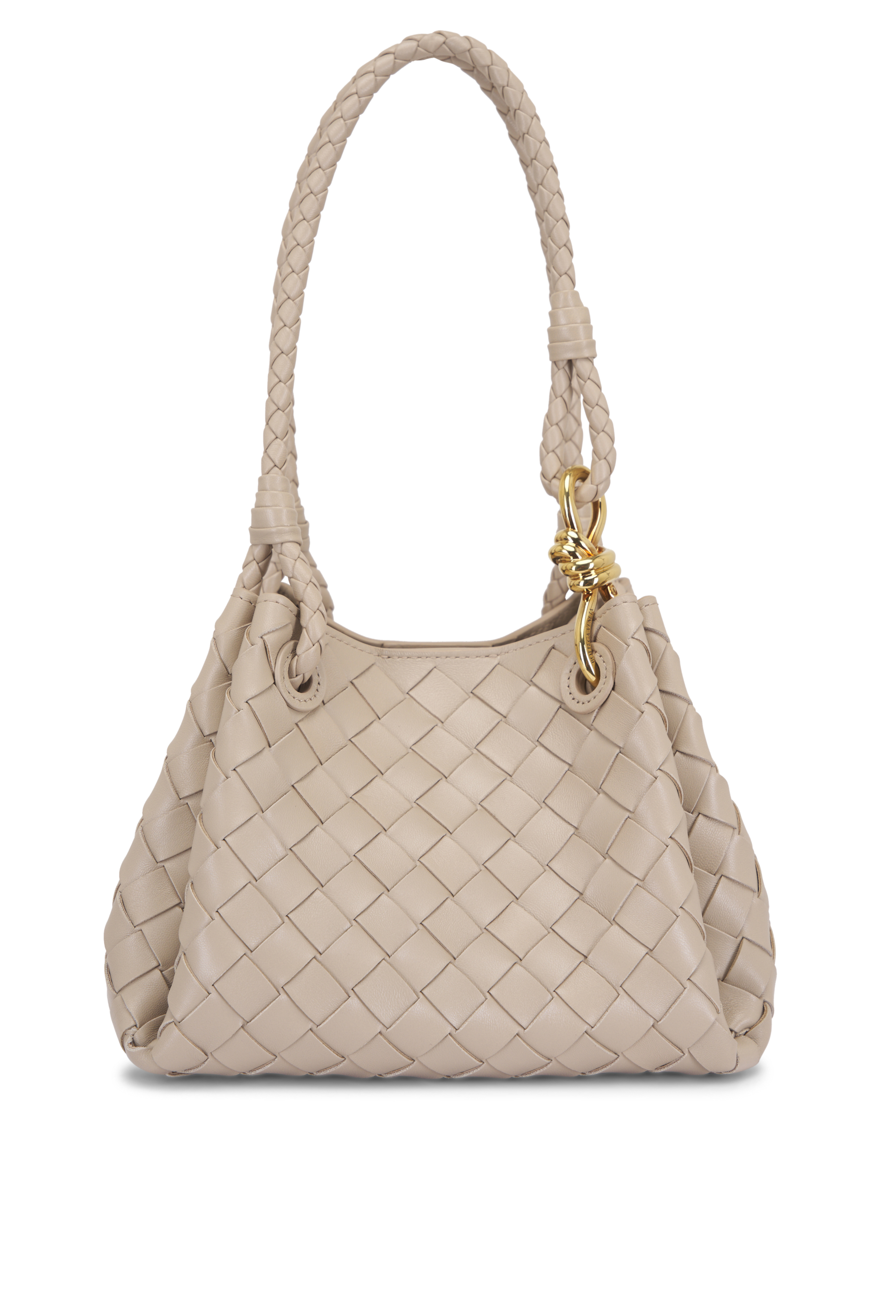 Bottega Veneta Triangle Small Point Top Handle Bag 658476
