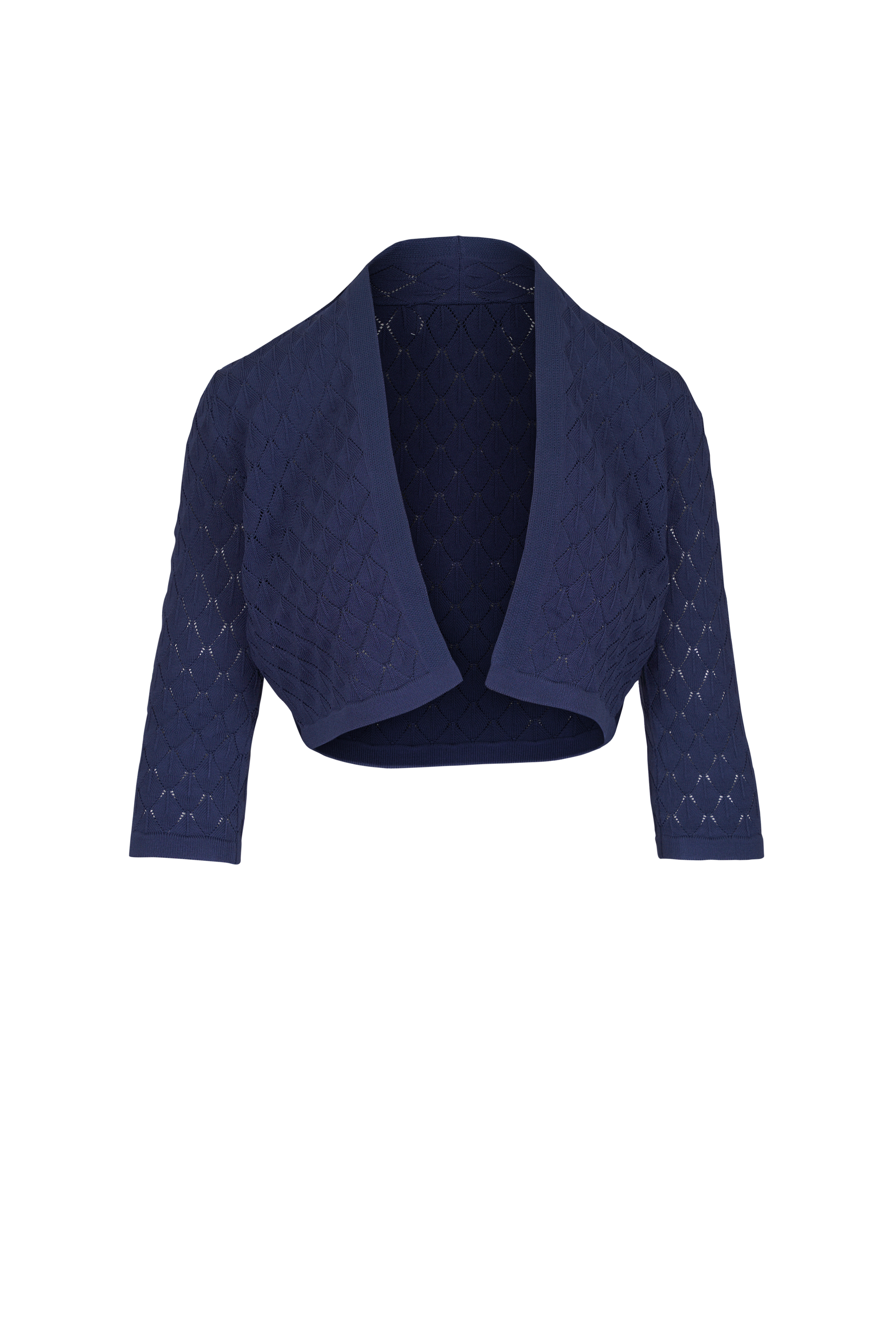 Lela Rose - Black Scallop Trim Bolero | Mitchell Stores