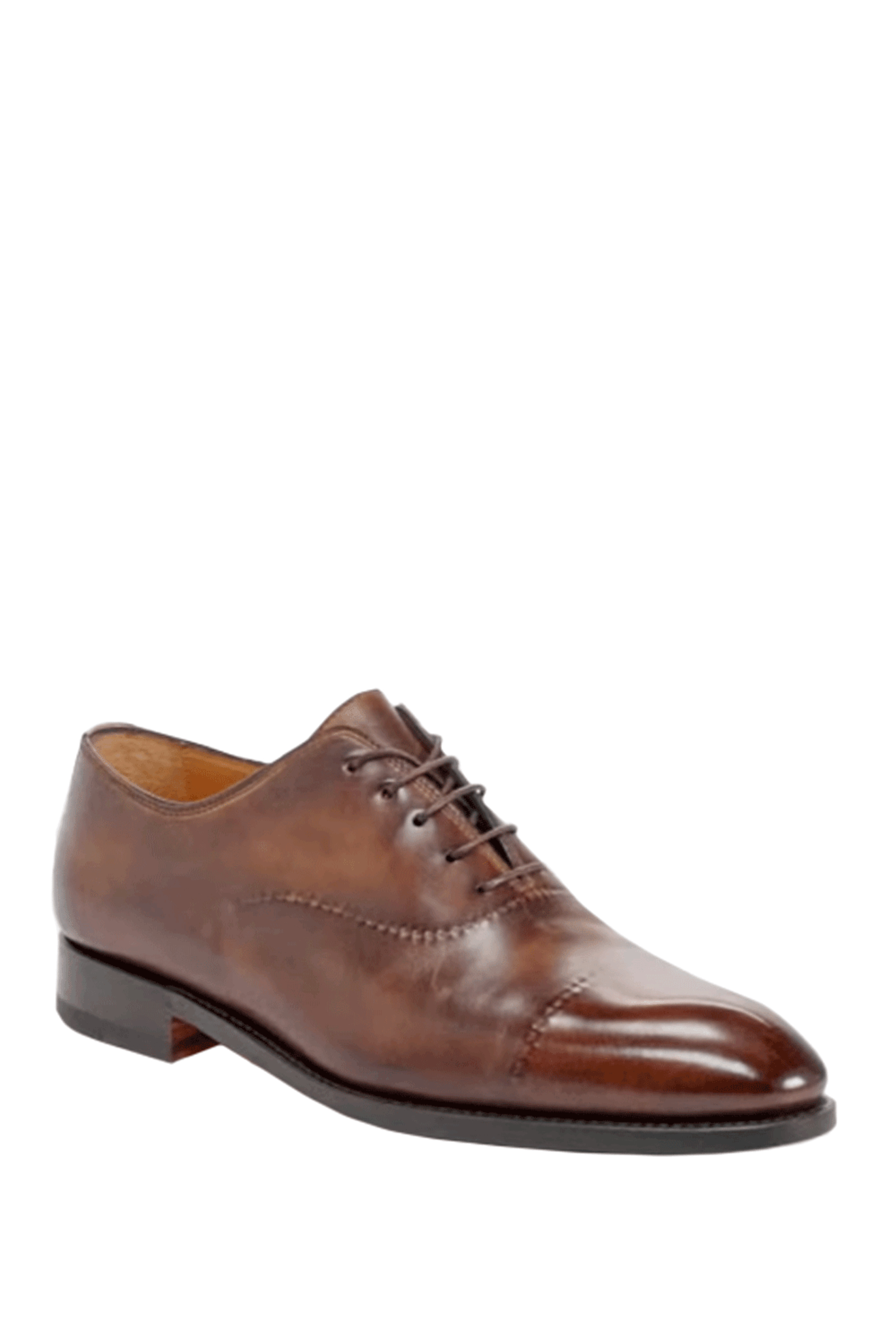 ボントーニ BONTONI レザー 本革　シューズ 38 1/2 ブラウン Bontoni - Black Leather Dress Oxford | Mitchell Stores