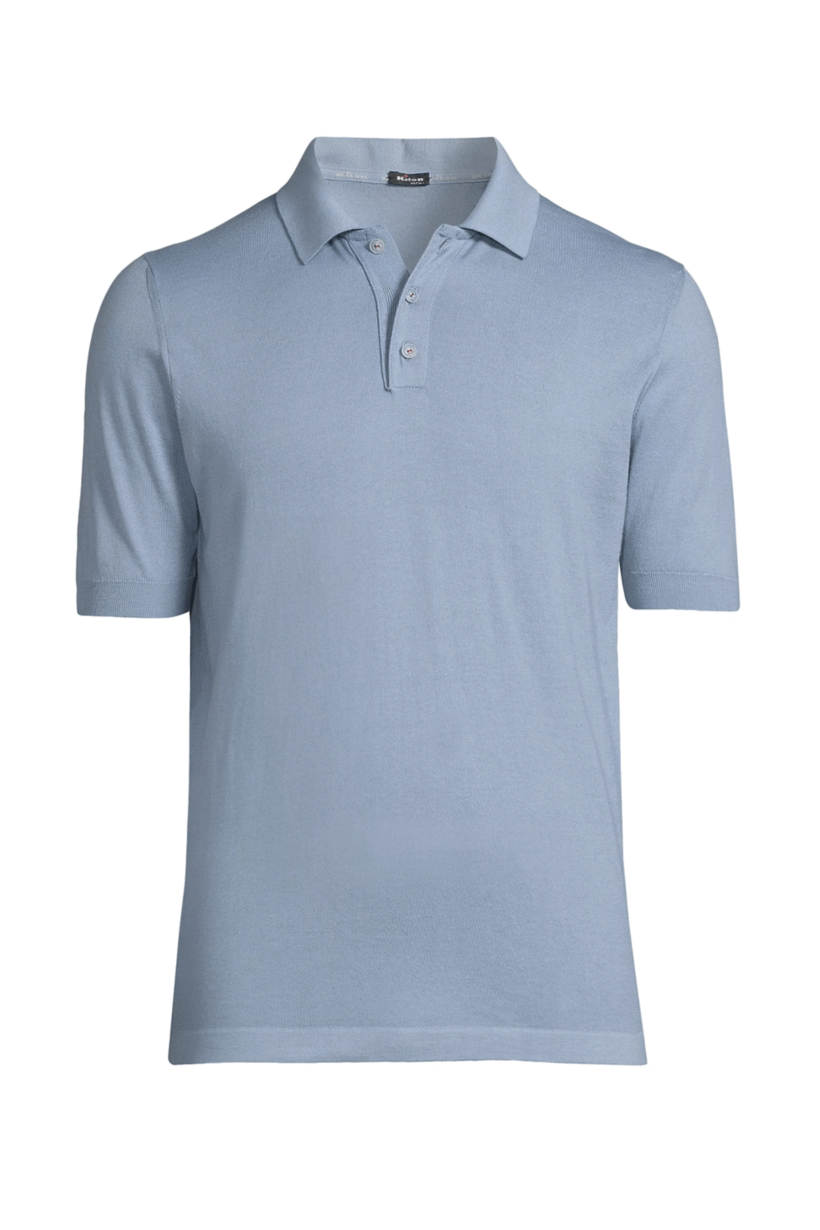 Tシャツ・カットソー KITON Men Polo Shirts UMC012K06R4911007 Blue Kiton Navy Blue Shirt-Style Polo Shirt - Blue