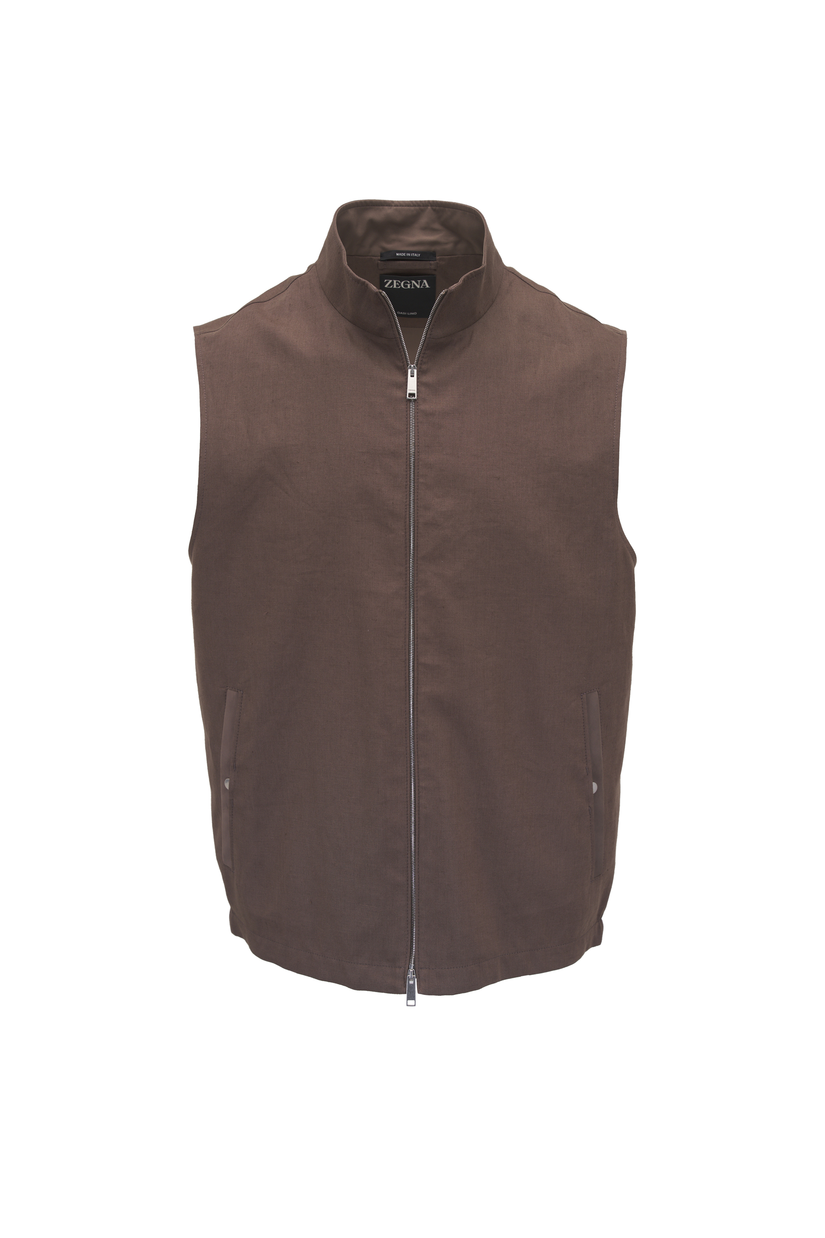 お値下げ　INSCRIRE Wool Short Vest-GRAY 完売 DOUBLE-FACED WOOL VEST