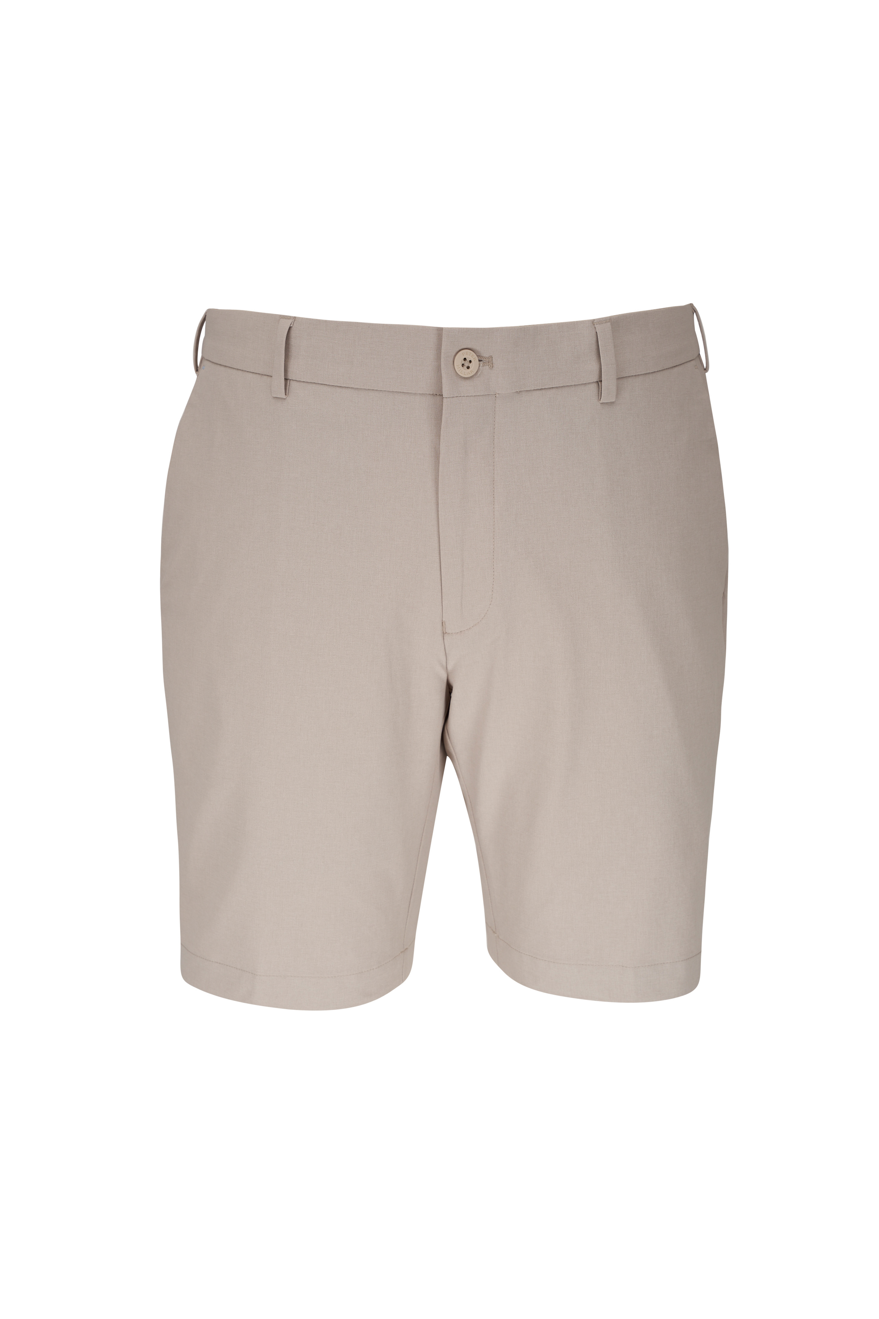 Loro Piana - Beige Linen Drawstring Shorts | Mitchell Stores