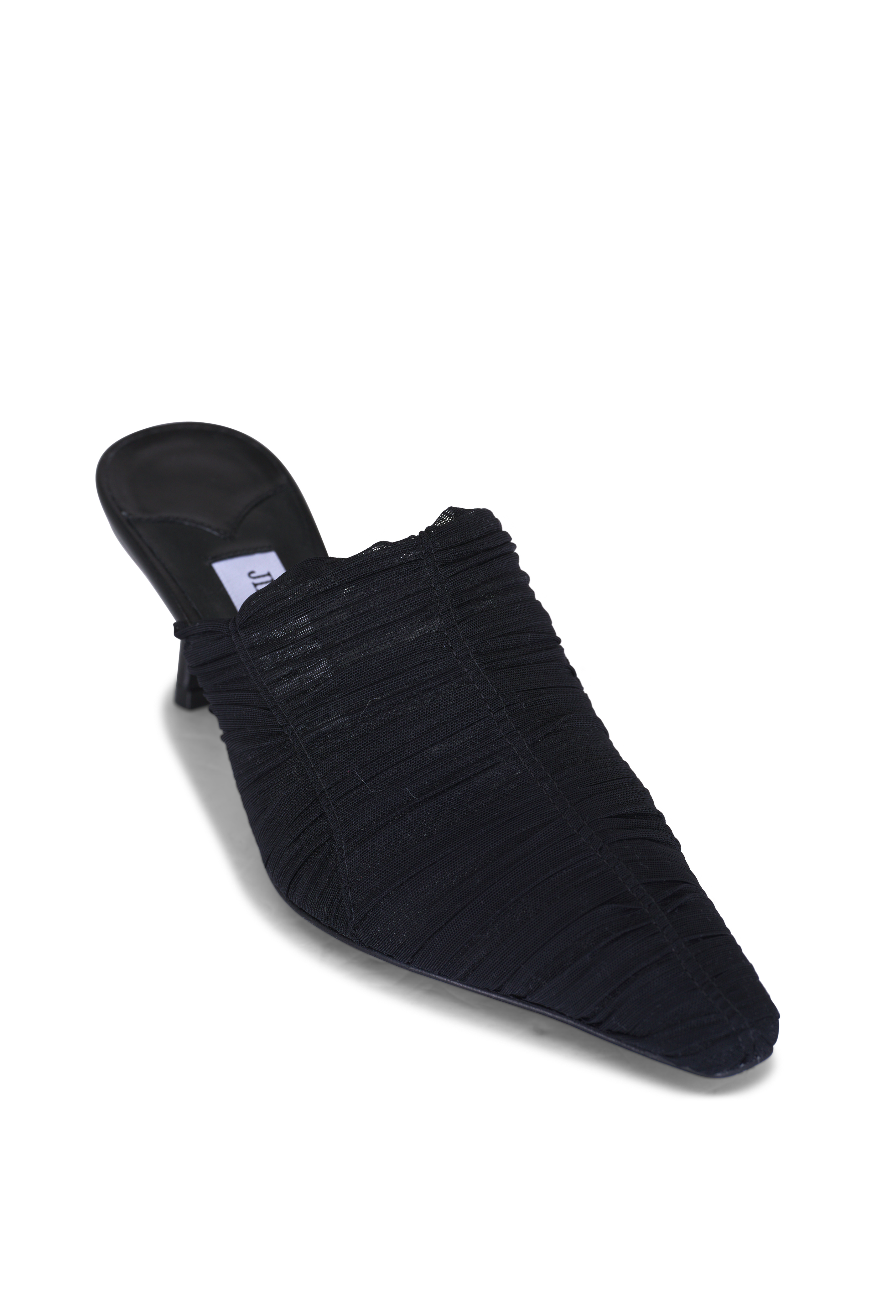 PRADA｜MULES (1E989N D7C F0008) Black/raw Nappa Leather Mules With Cord Detail | PRADA
