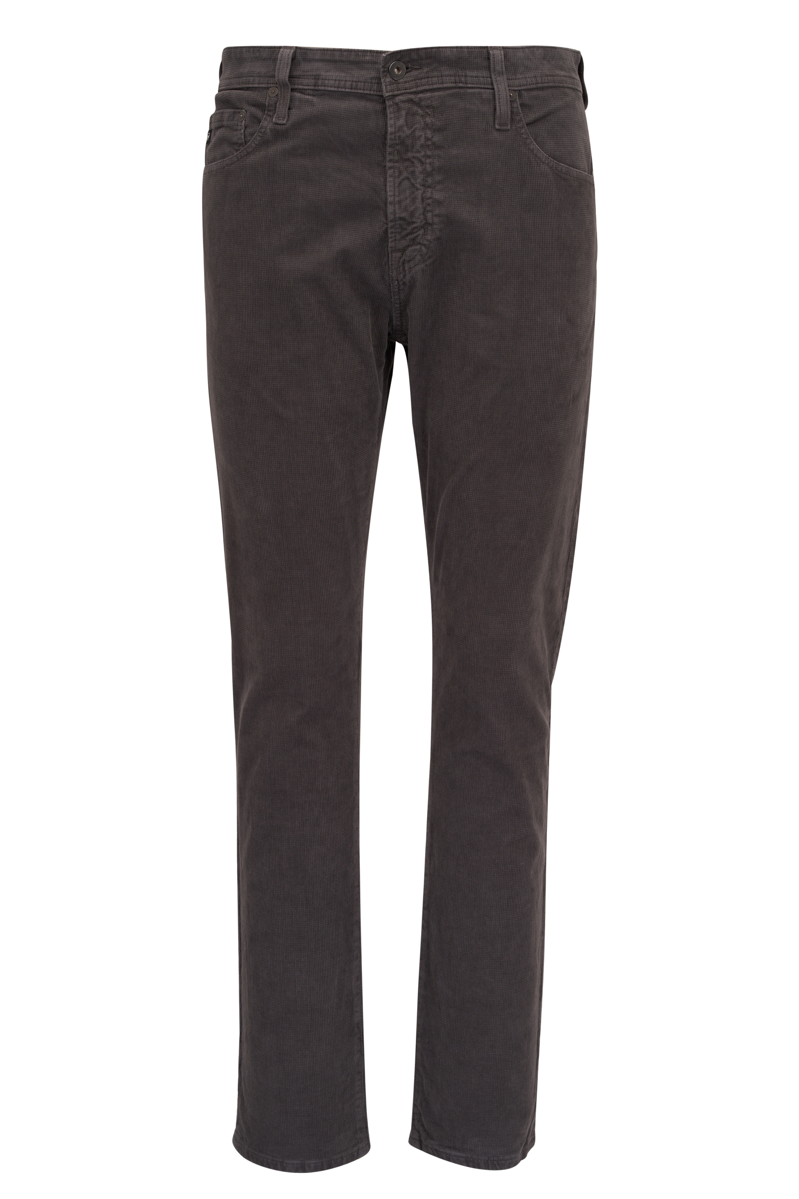 Brax - Graphite Flat Front Corduroy Pant