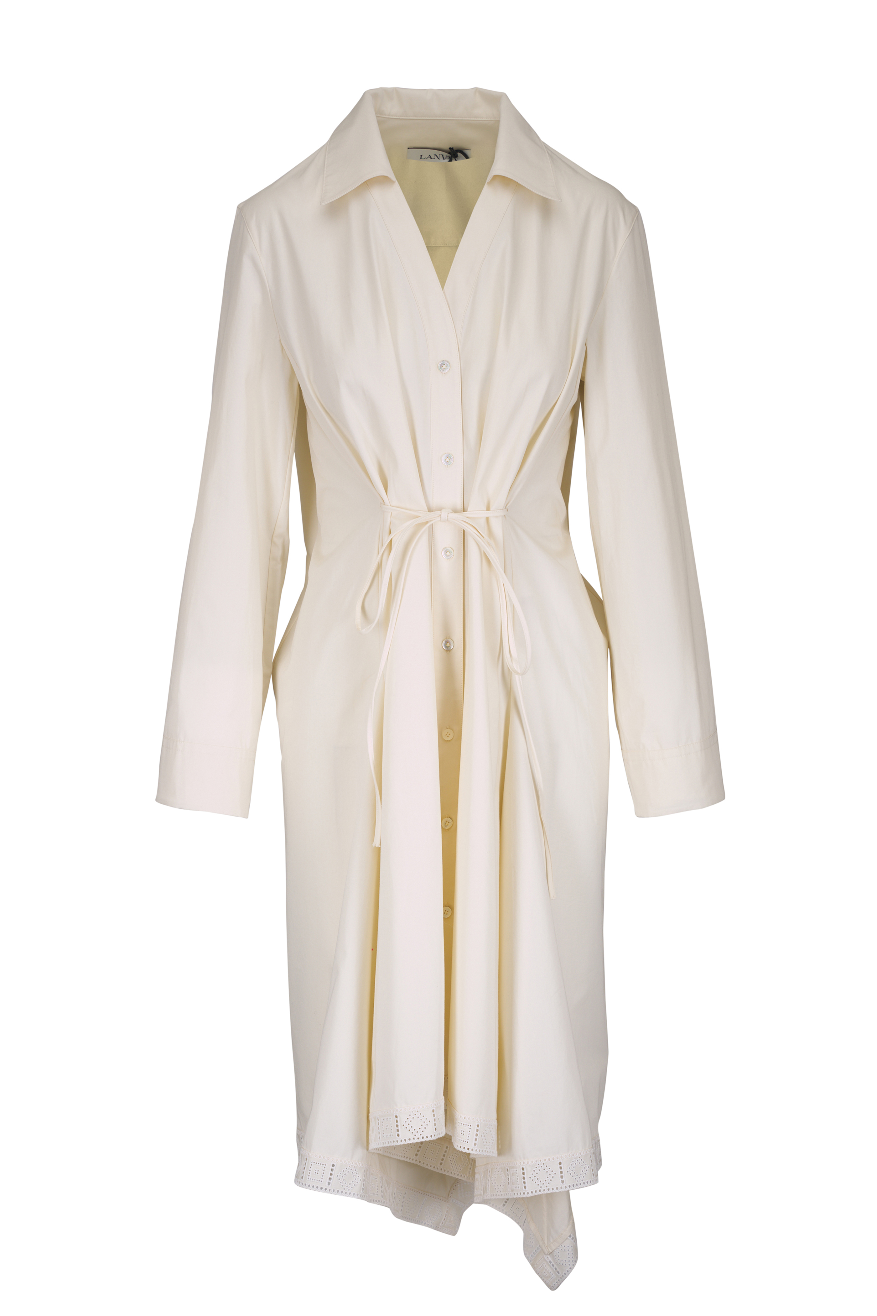 Brunello Cucinelli - Dark Beige Sleeveless Belted Midi Dress