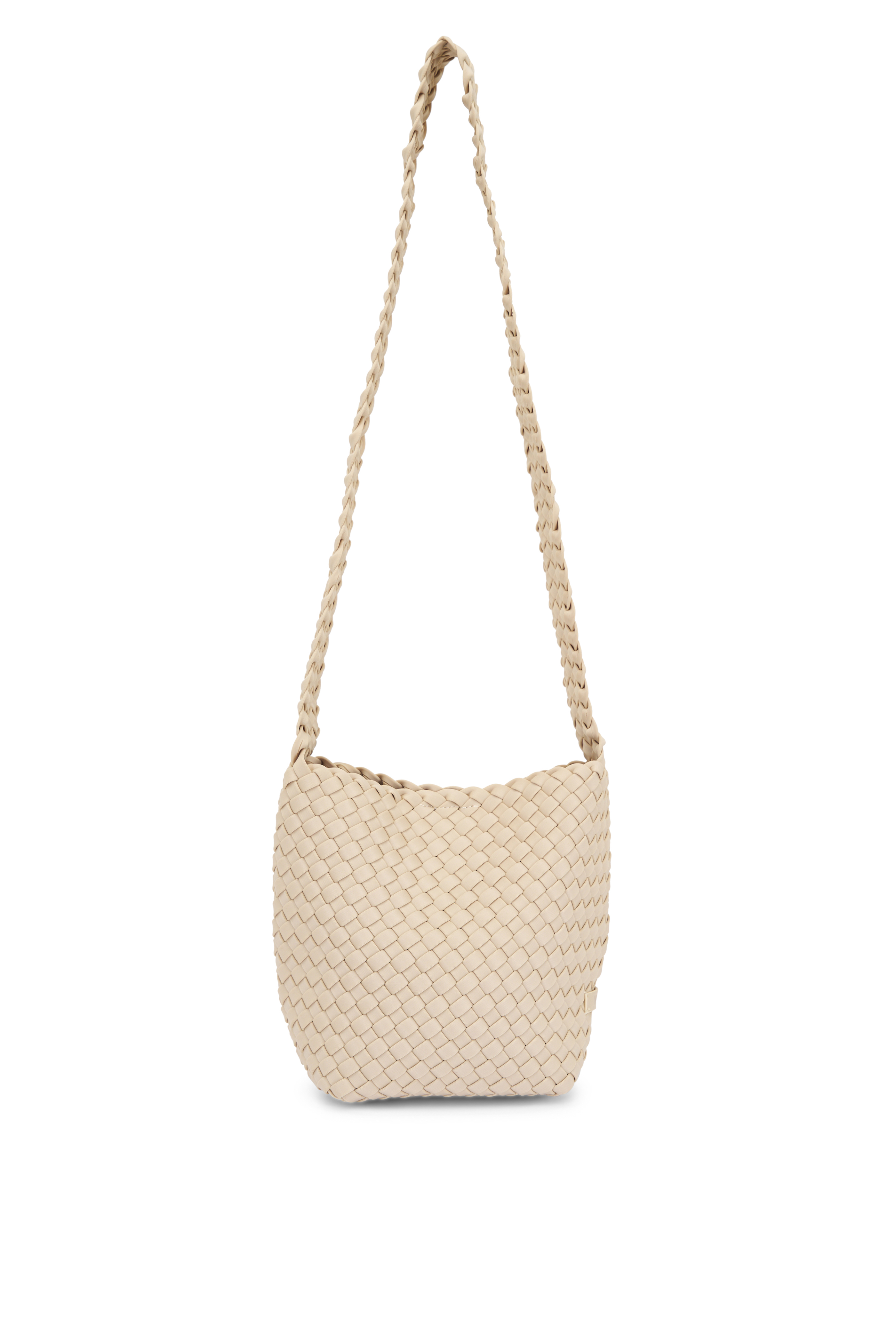 The Row - Nu Mini Twin Ivory Leather Crossbody Bag
