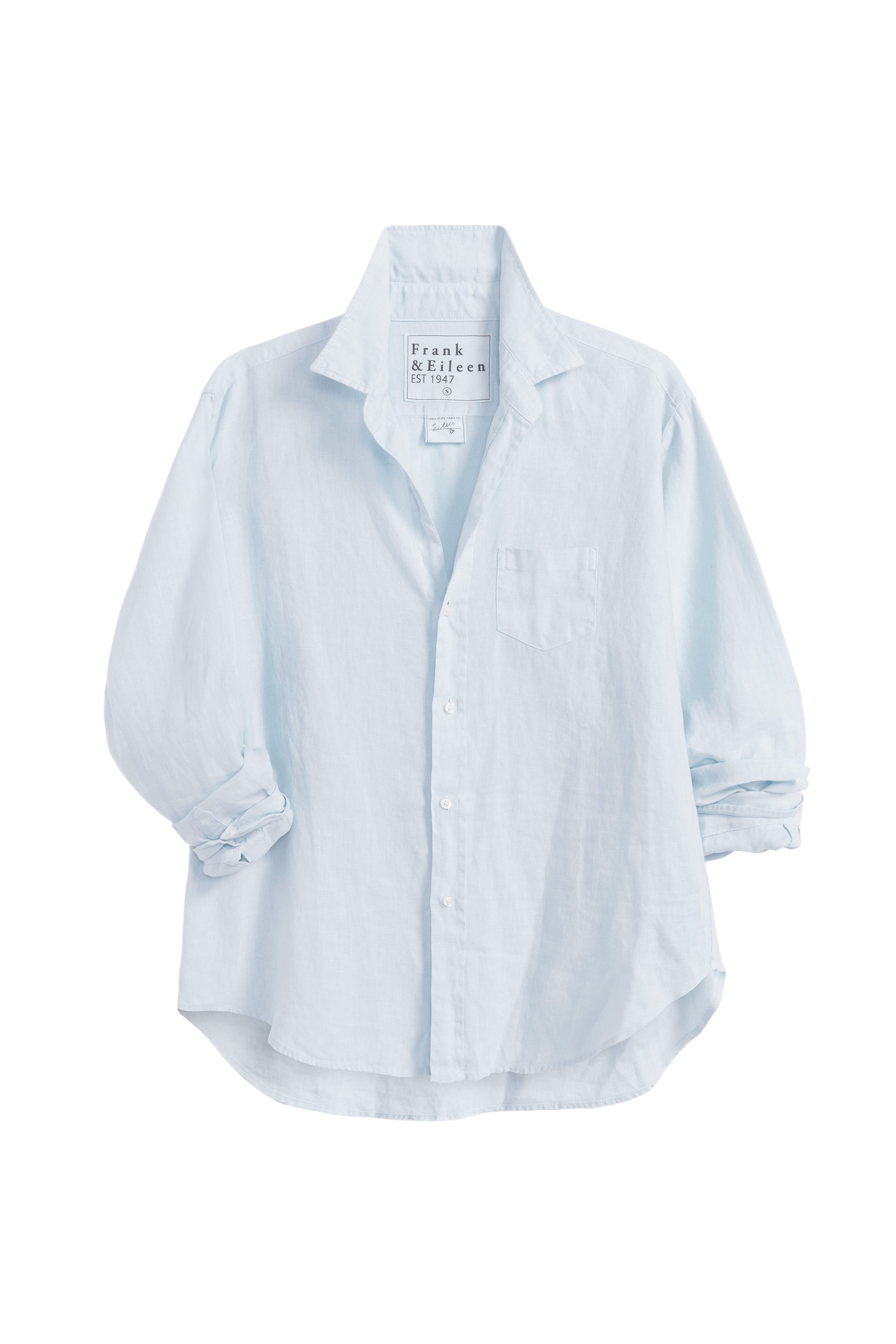 Frank & Eileen - Barry Blue & White Stripe Tailored Button Up Shirt