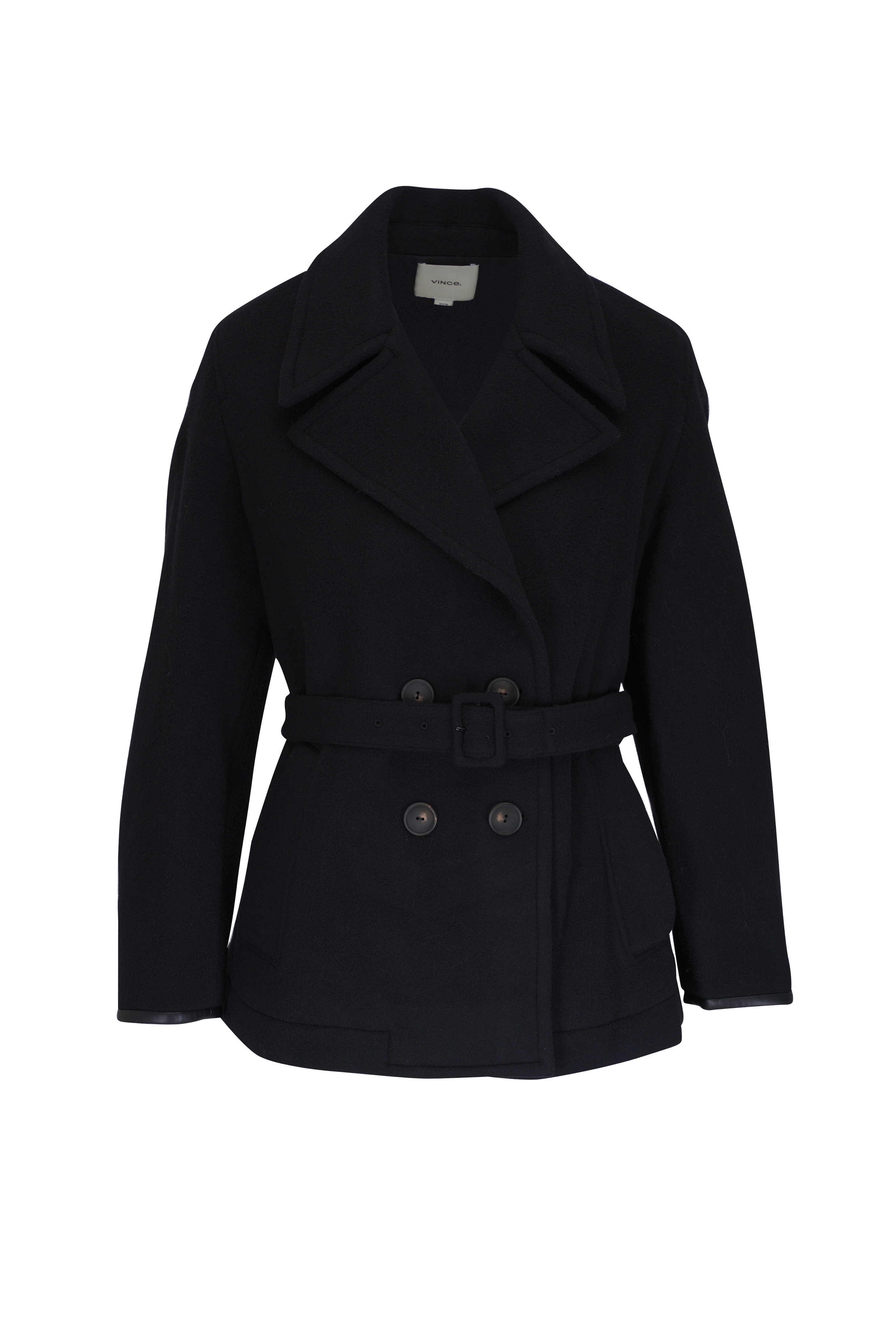 Herno - Black Nylon Fitted Long Puffer Vest | Mitchell Stores
