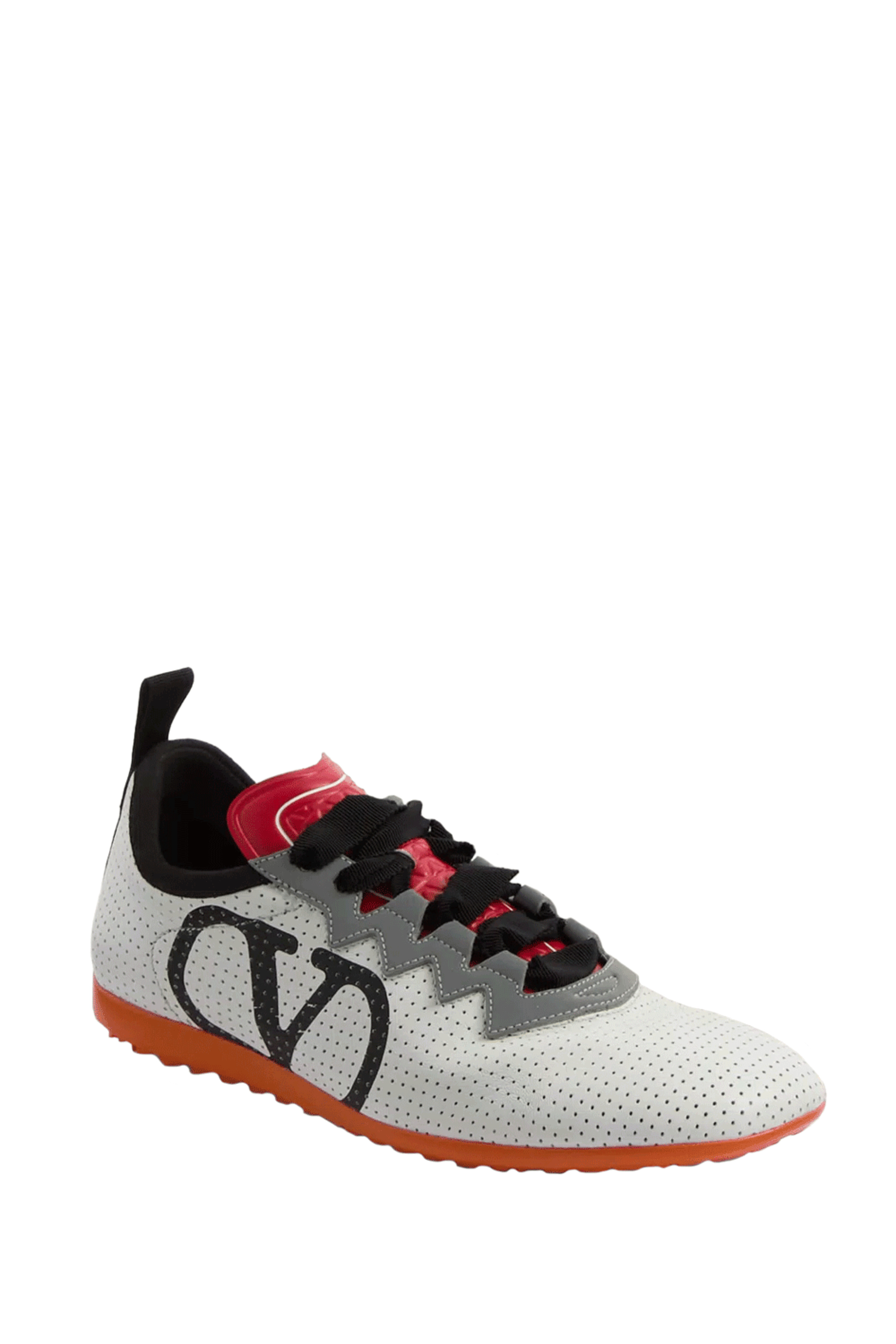 Valentino Garavani - White & Black Leather & Shearling Lined