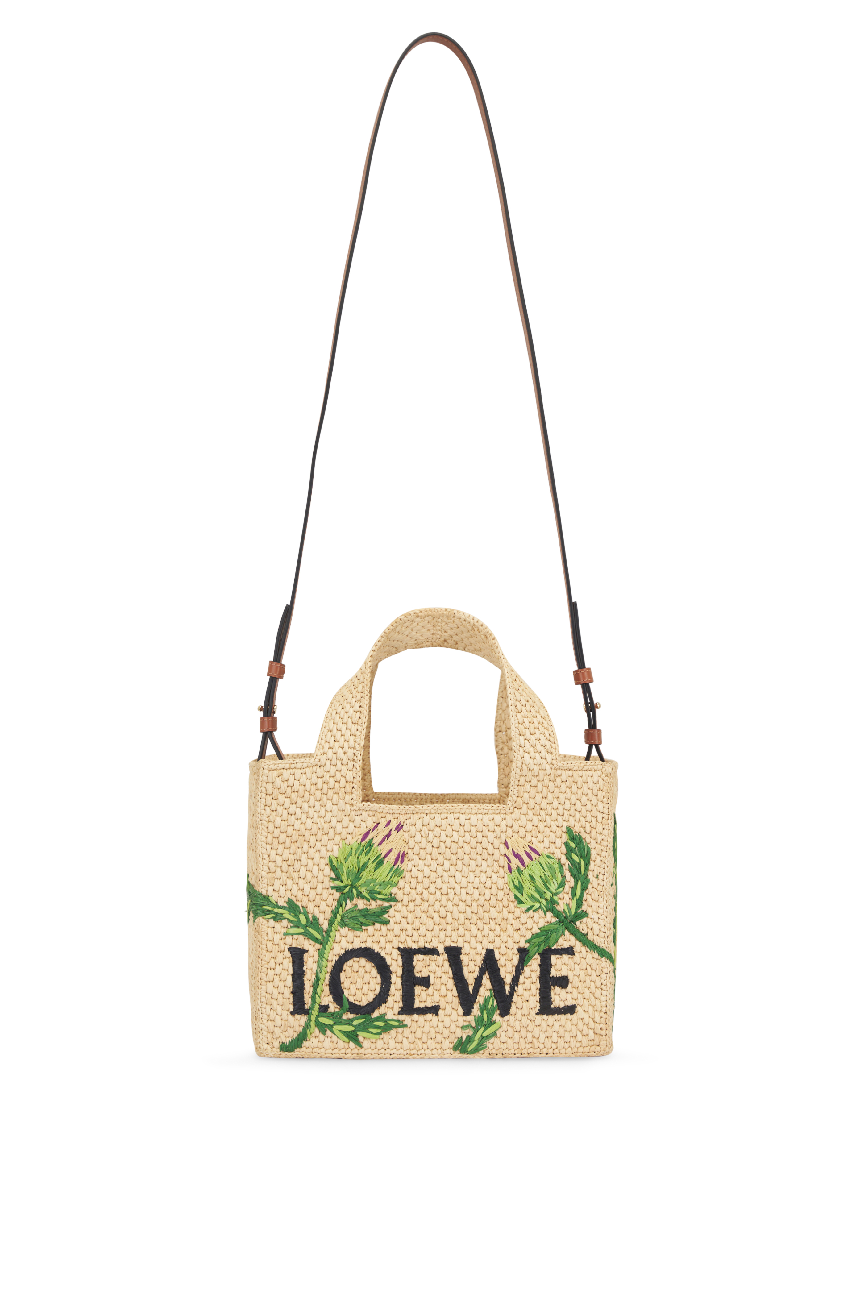 Fendi - Beige & Black Canvas Fendi Roma Shopper | Mitchell Stores