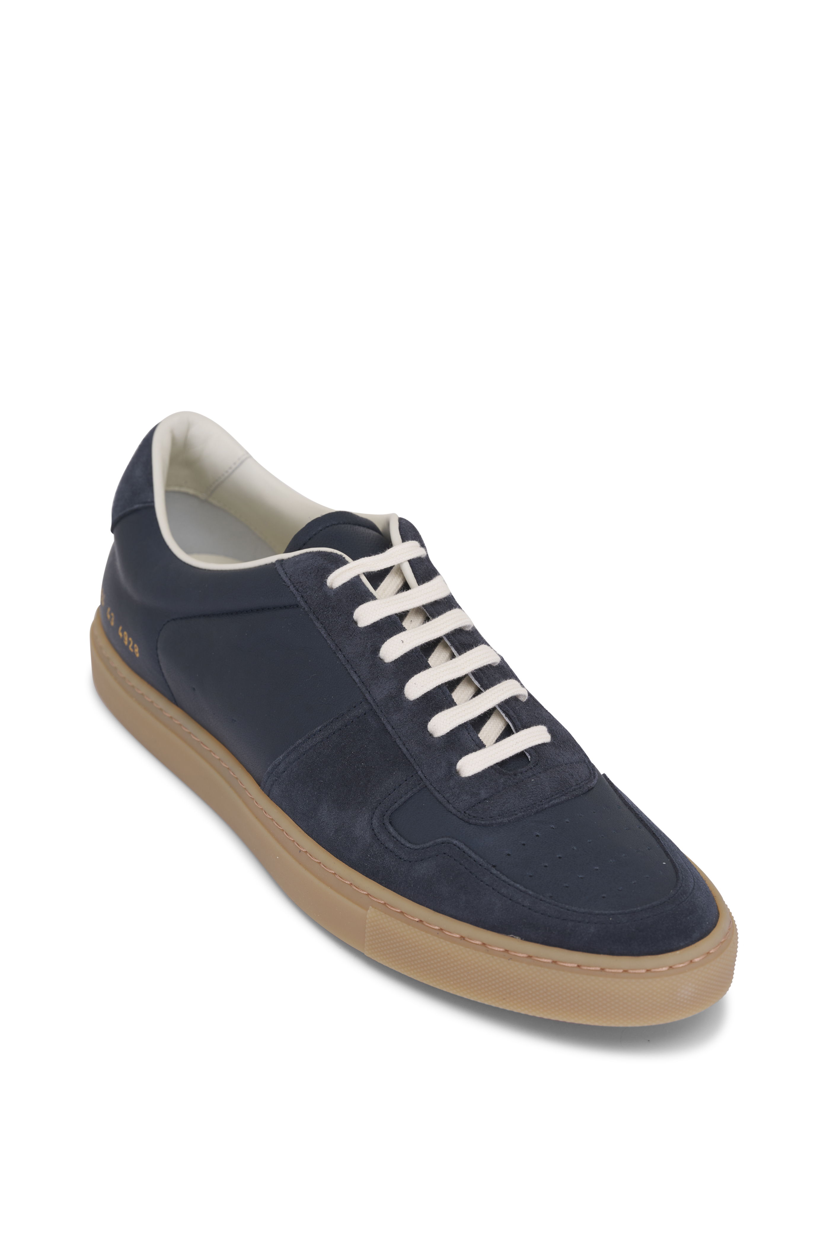 COMMON PROJECTS ネイビー スニーカー 41 Common Projects - Summer Achilles Navy Leather Low Top Sneaker