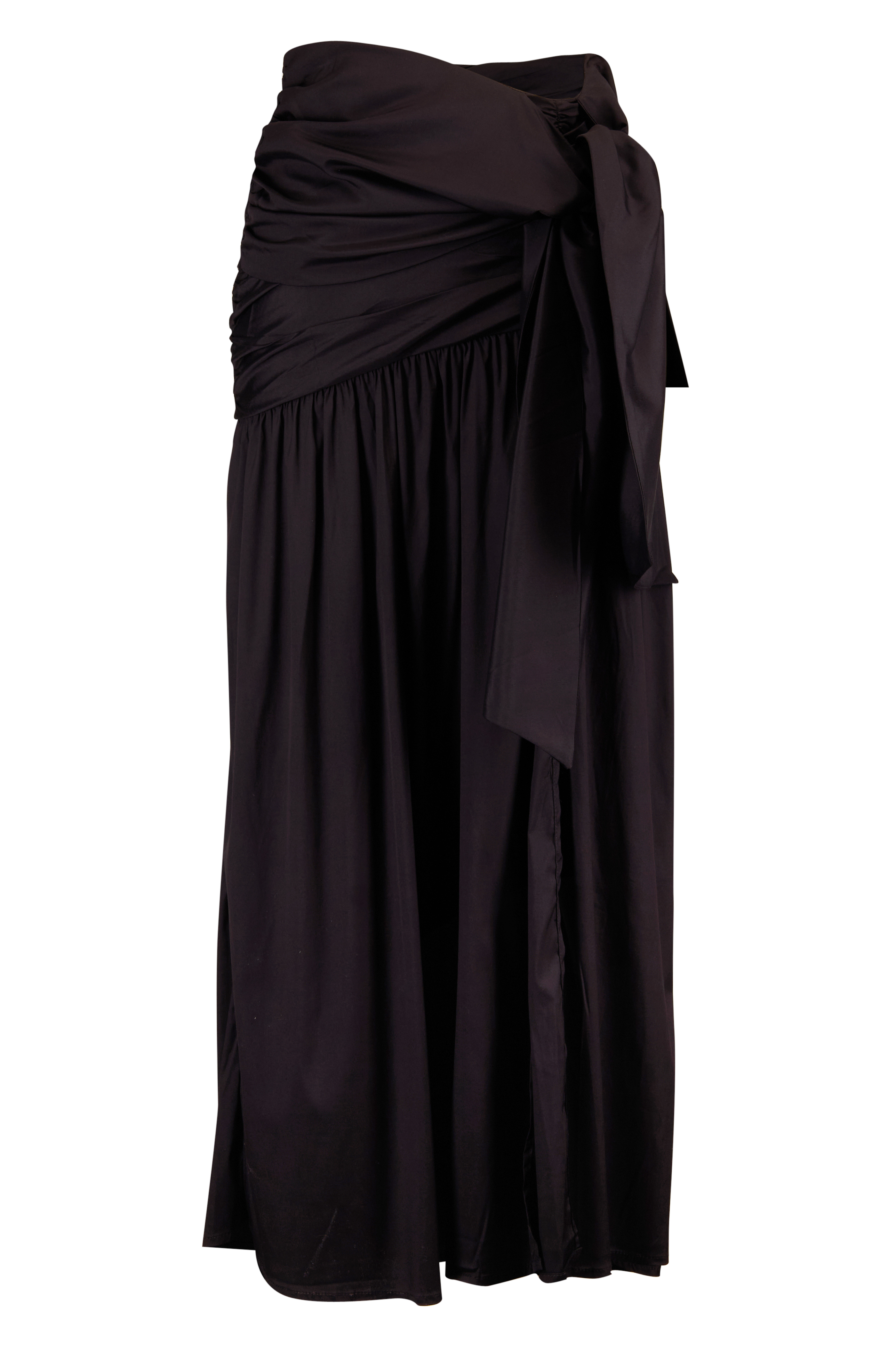 Scanlan Theodore - Black Crepe Knit Pencil Skirt