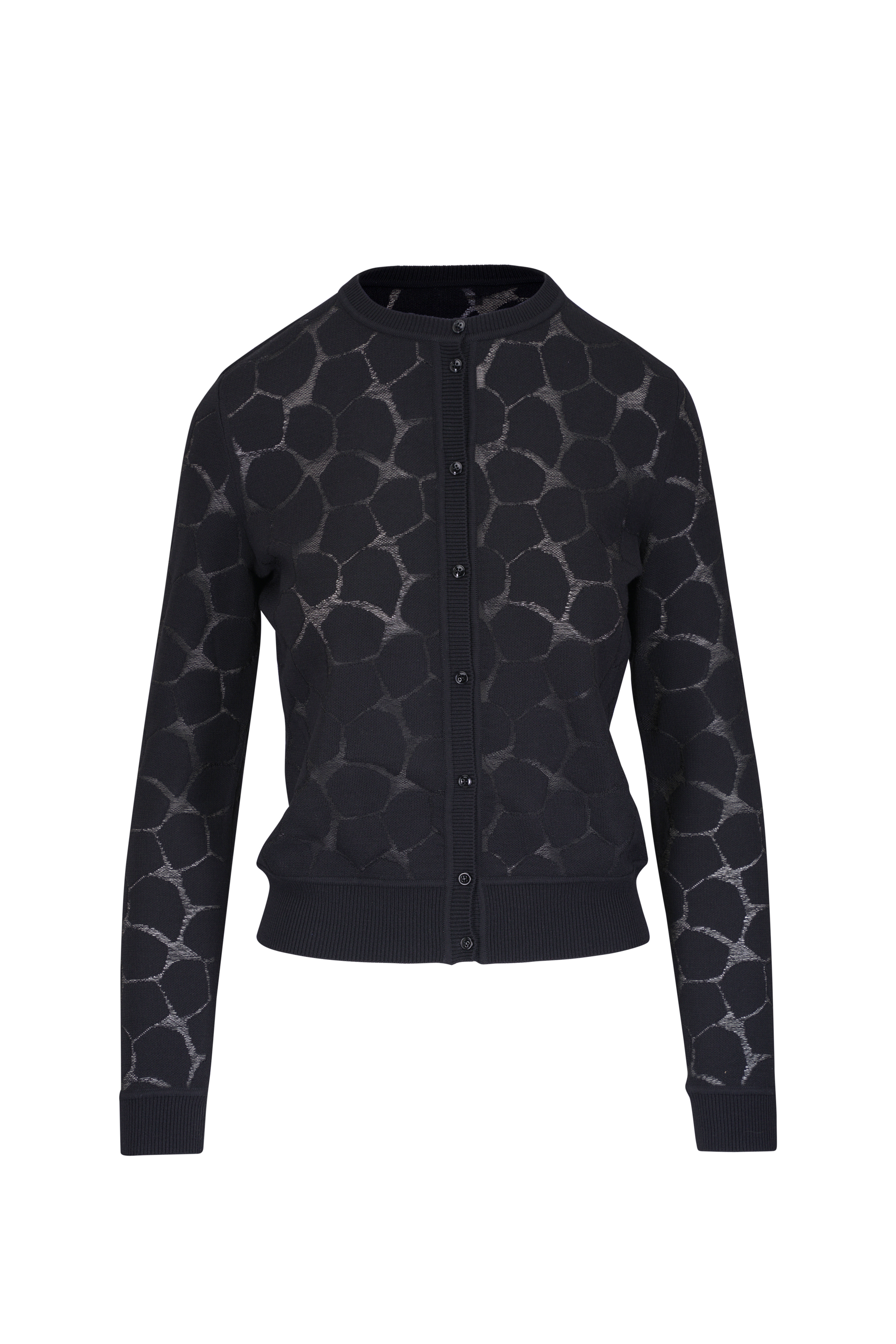 Giorgio Armani - Black Halter Strap Knit Top | Mitchell Stores