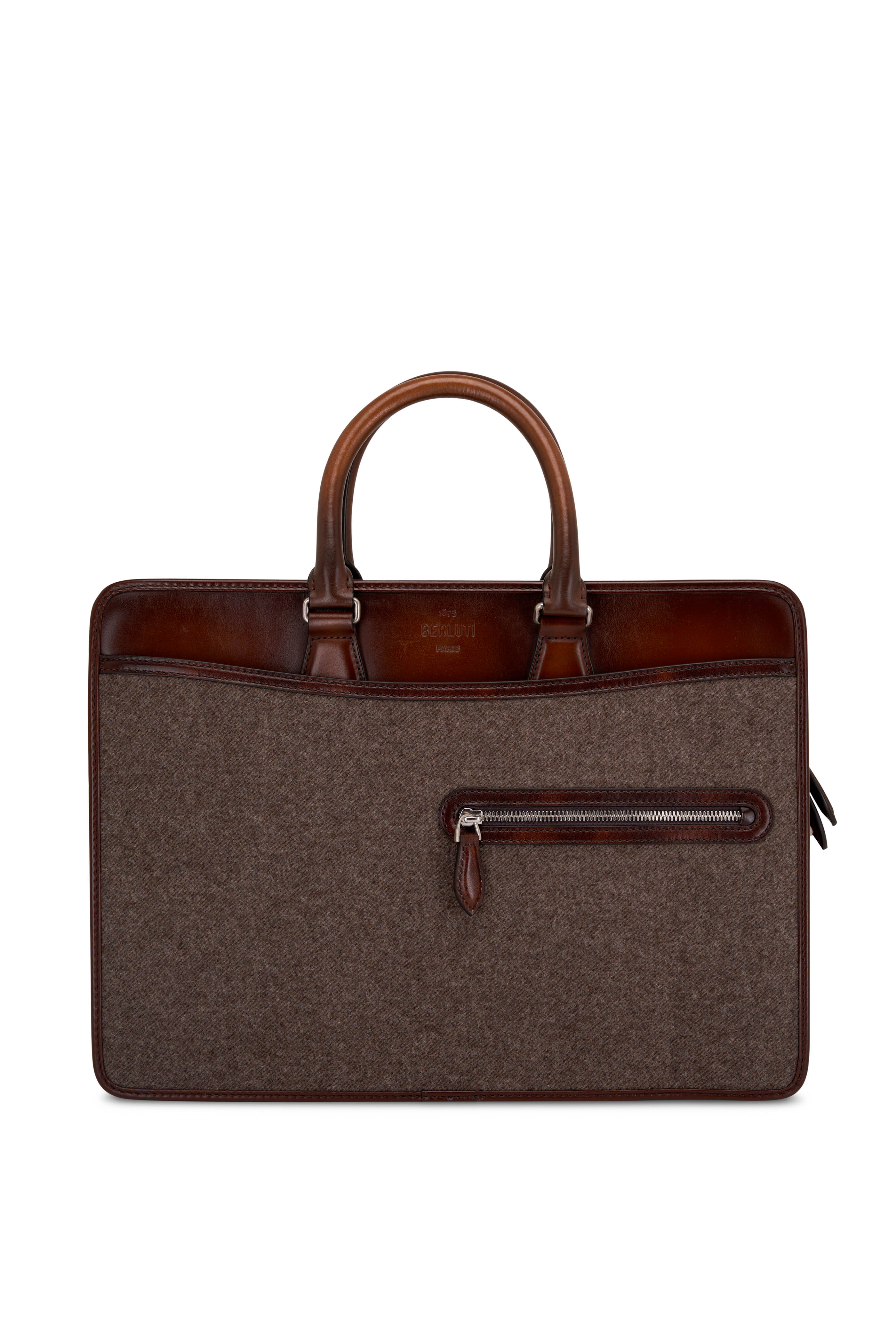 Berluti - Jour Off GM Cocoa Intenso Leather Travel Bag