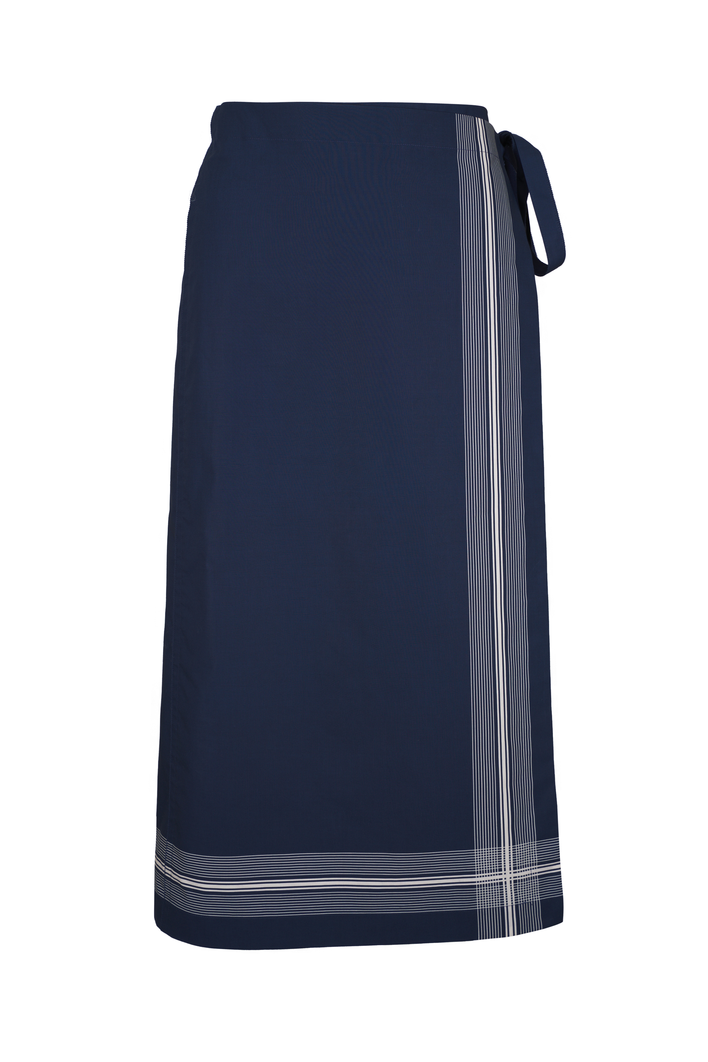 Vince - Dark Coastal Tie Front Asymmetric Skirt | Mitchell