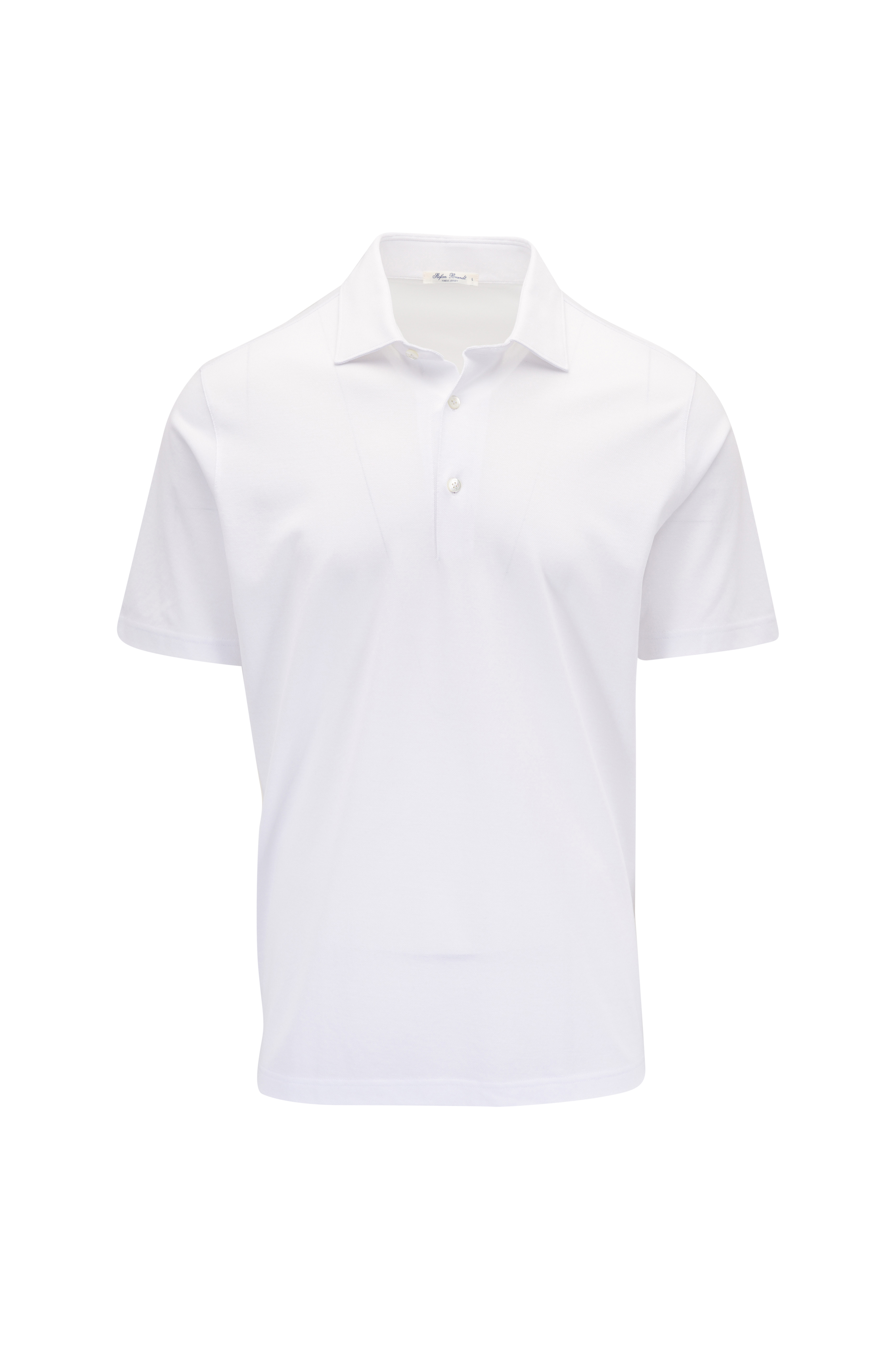 Tom Ford - White Cotton Pique Polo | Mitchell Stores