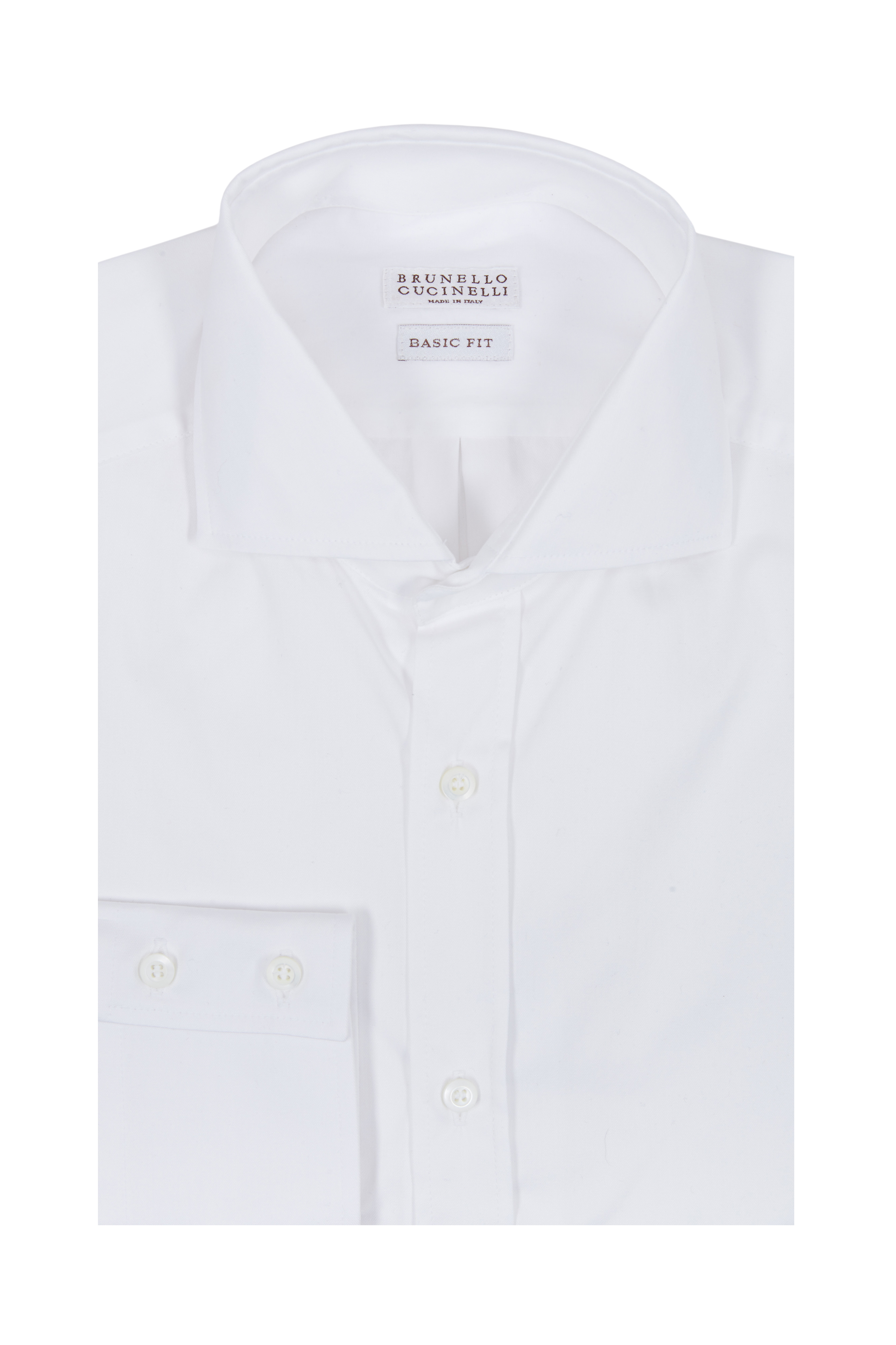 Brunello Cucinelli - White Linen Sport Shirt | Mitchell Stores