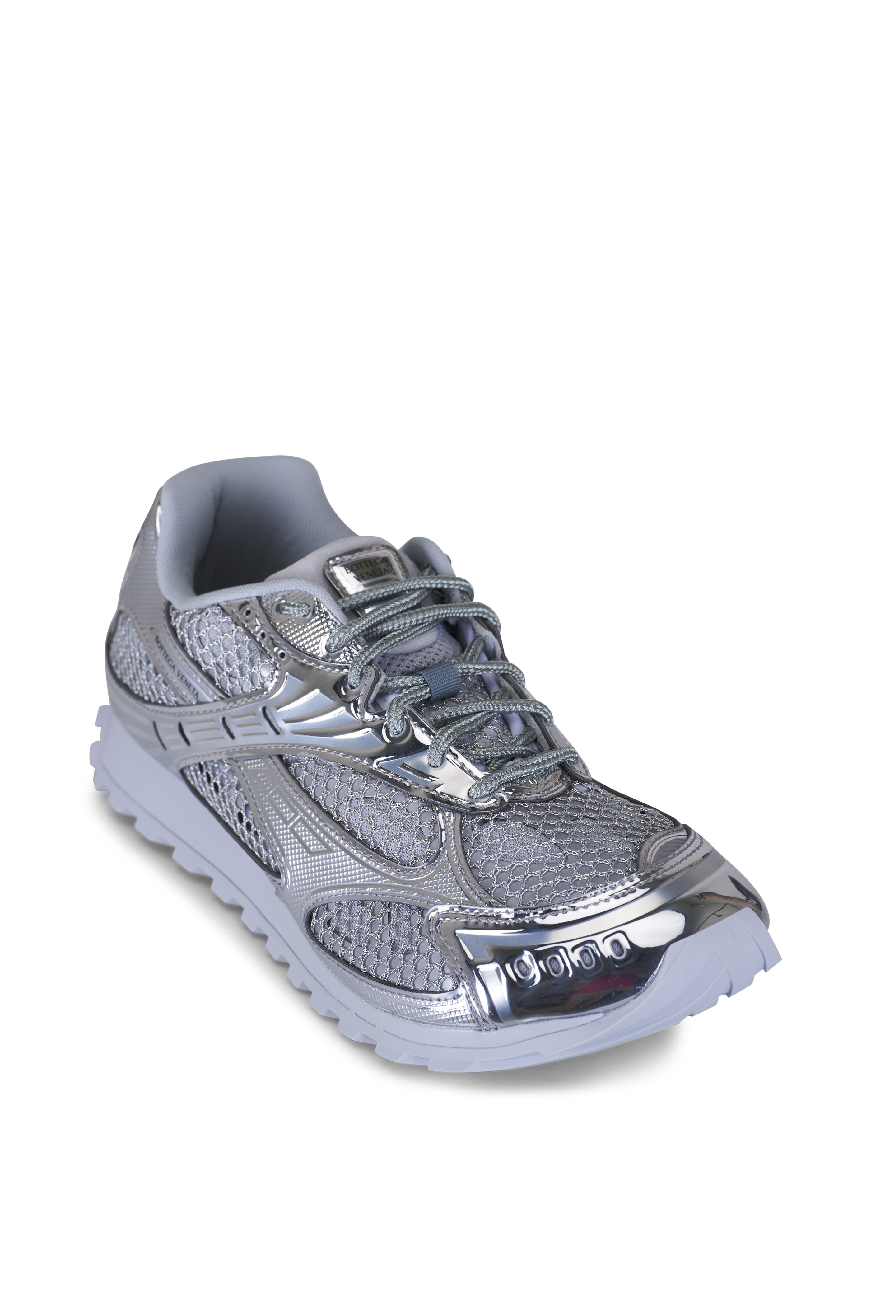 【新しい自分へ♪】BottegaVeneta Orbit sneakers gloss silver Bottega Veneta® Men's Orbit Sneaker in Gloss/silver. Shop