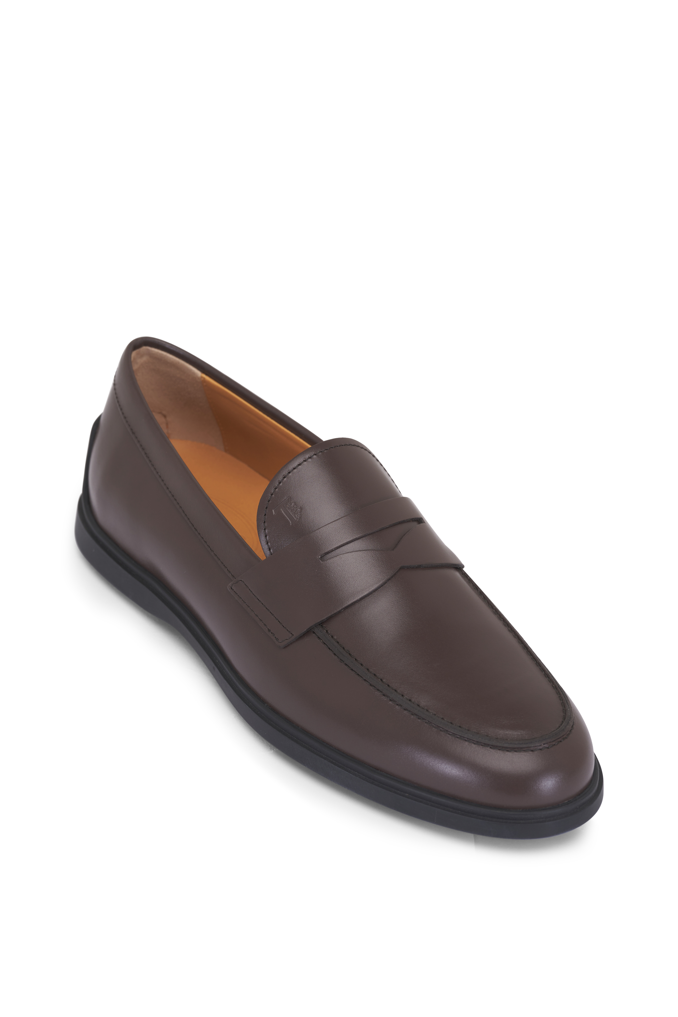 TOD'S::靴:7 1/2[RESALE] Tod's - Black Leather Penny Loafer | Mitchell Stores