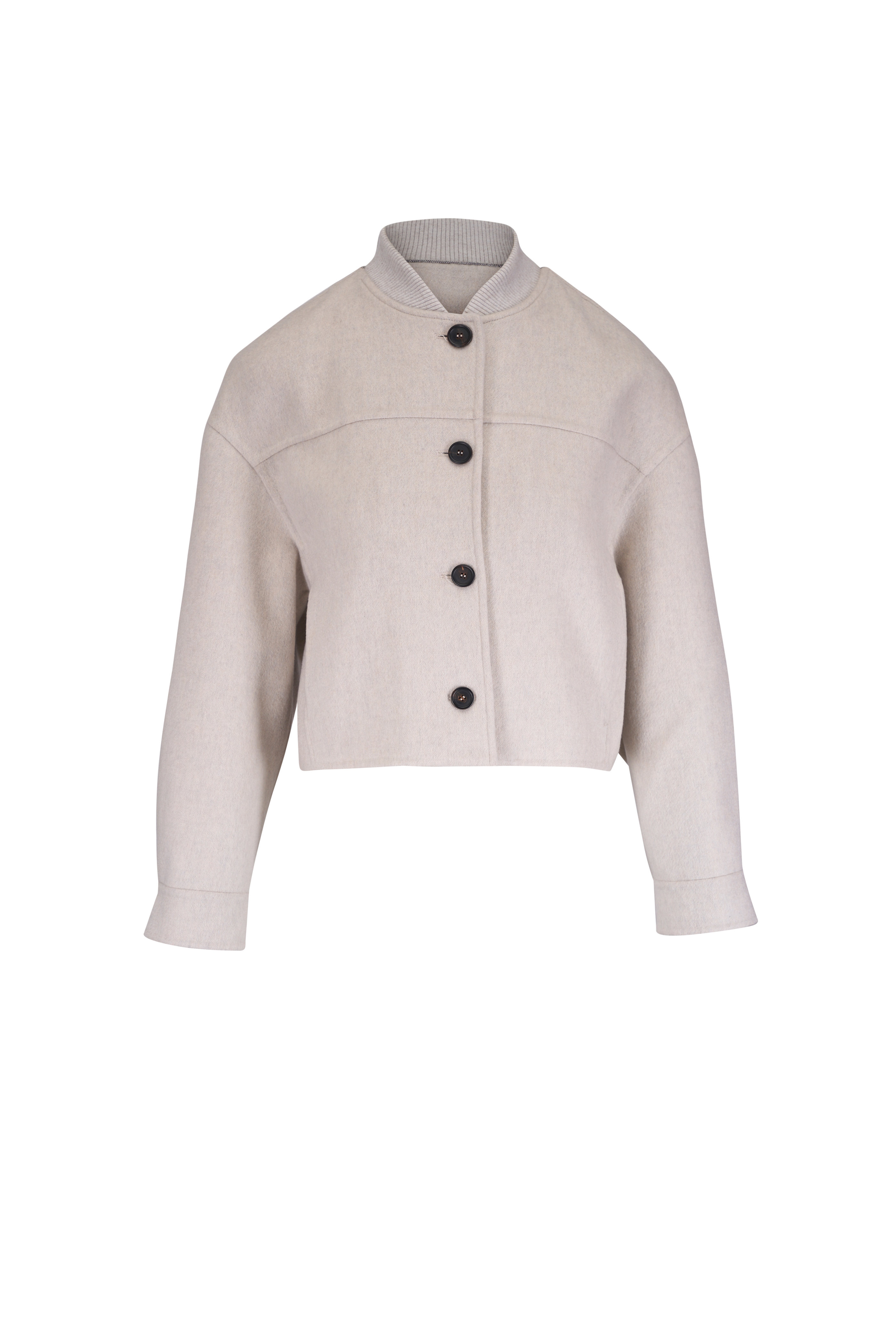 BRUNELLO CUCINELLI リバーシブルコート Brunello Cucinelli - Lavender Reversible Water Resistant Zip Up Jacket