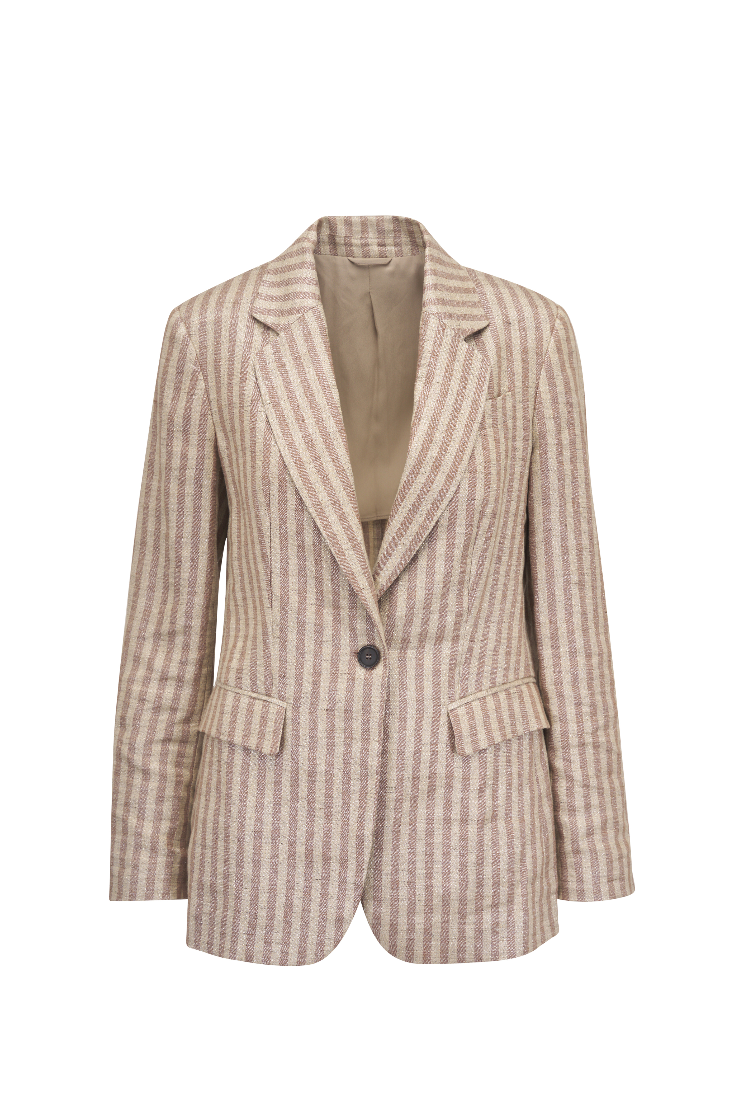 Brunello Cucinelli - Multicolor Plaid Wool Double Breasted Blazer
