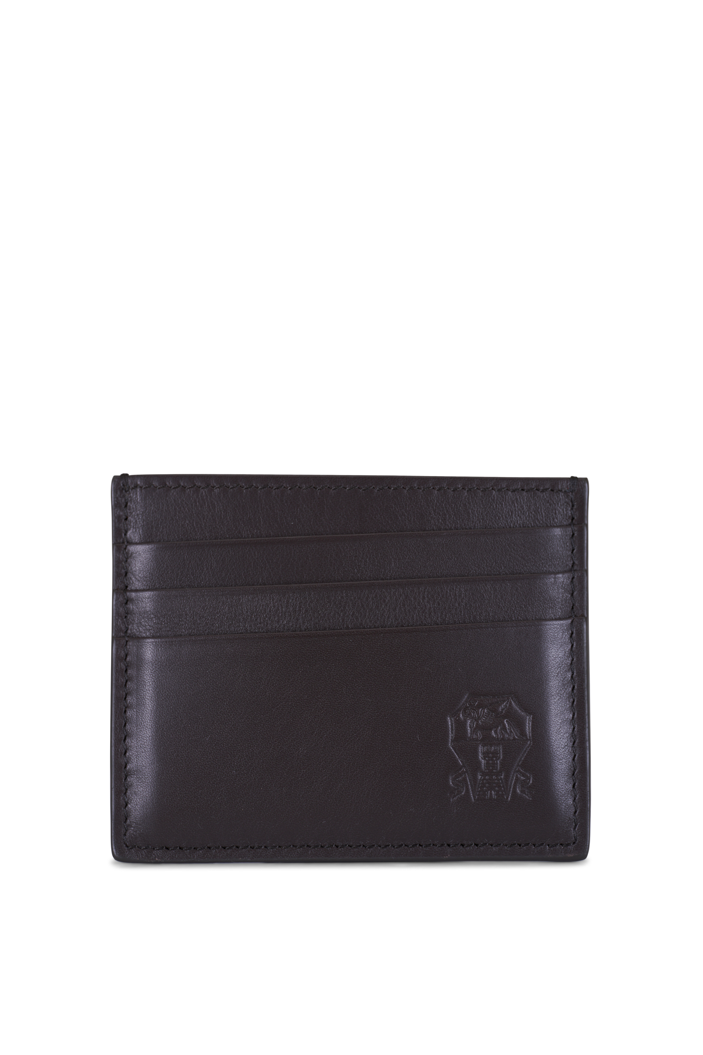 BRUNELLO CUCINELLI ブラックレザーバイフォールドウォレット uploading-1445696.jpg