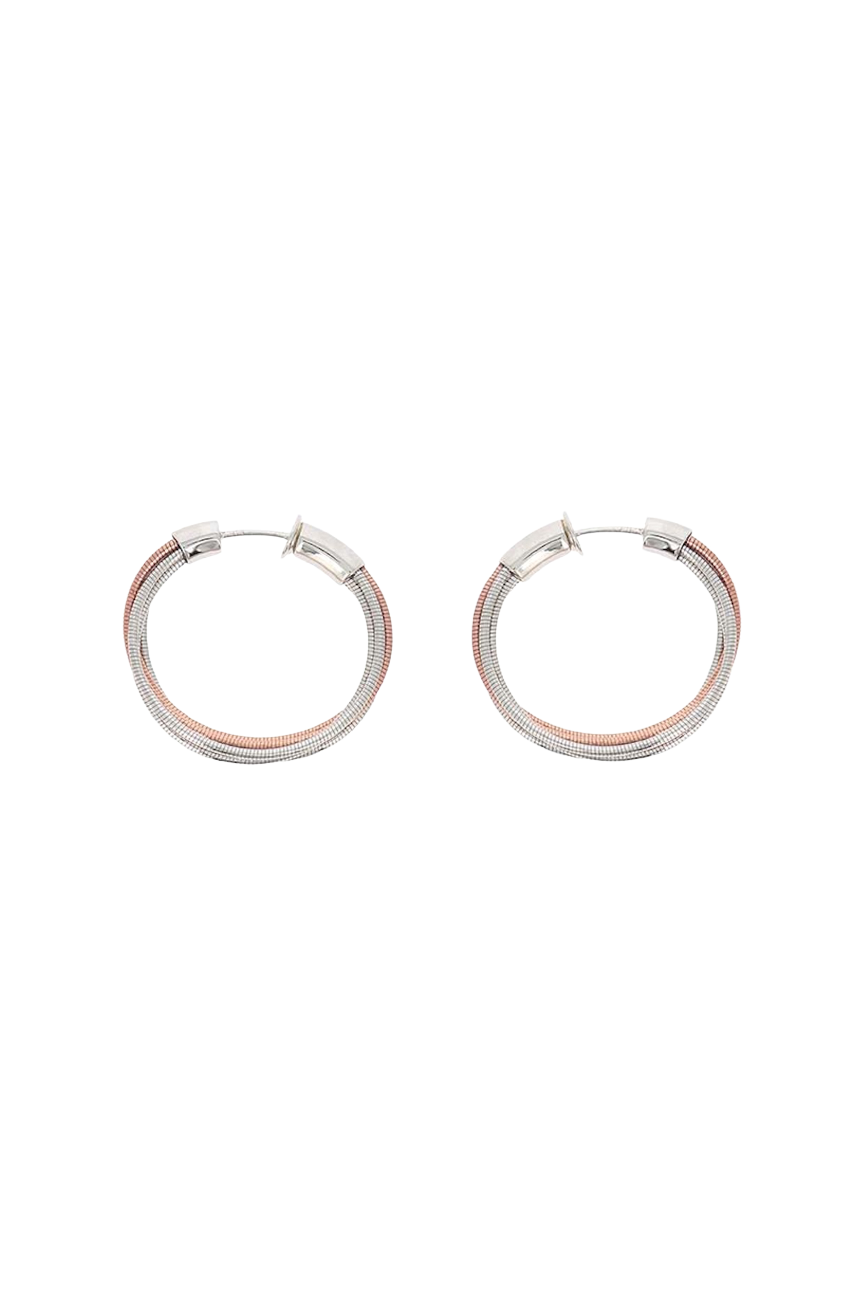 【送料&関税込】Brunello Cucinelli llic Hexagonal Earing Women's silver jewelry: Gemmae collection | Brunello Cucinelli