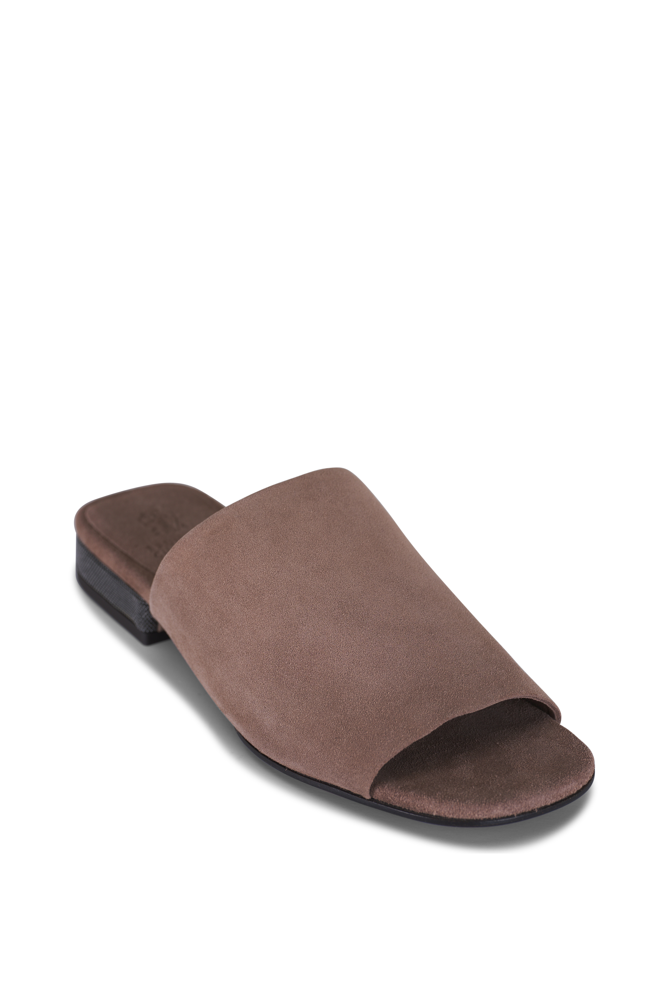 The Row - Vika Gold Strappy Kitten Heel, 35mm | Mitchell Stores