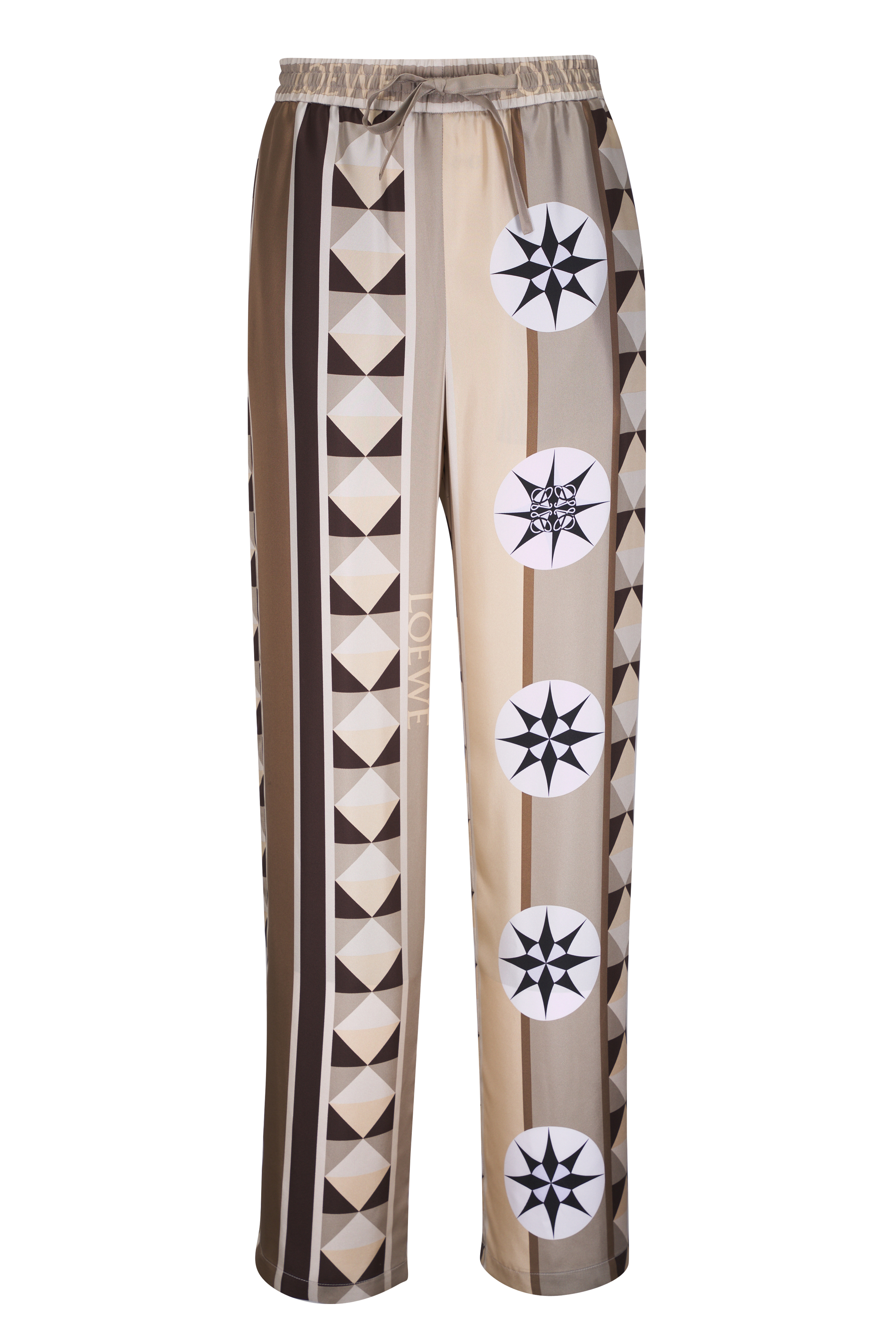 Loewe - Cargo Green Khaki Wide-Leg Pant | Mitchell Stores