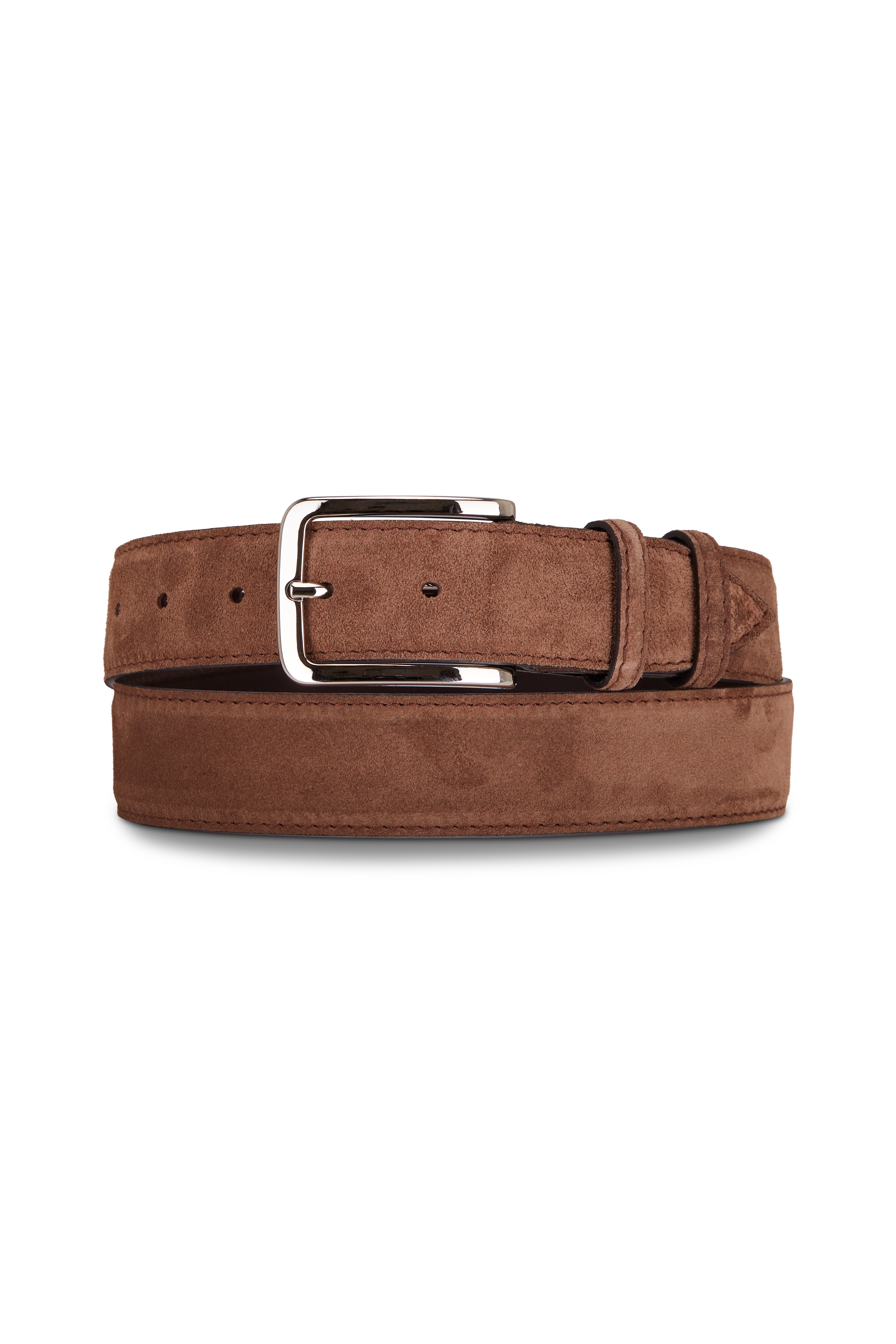 Brown suede belt  Brioni® IN Official Store