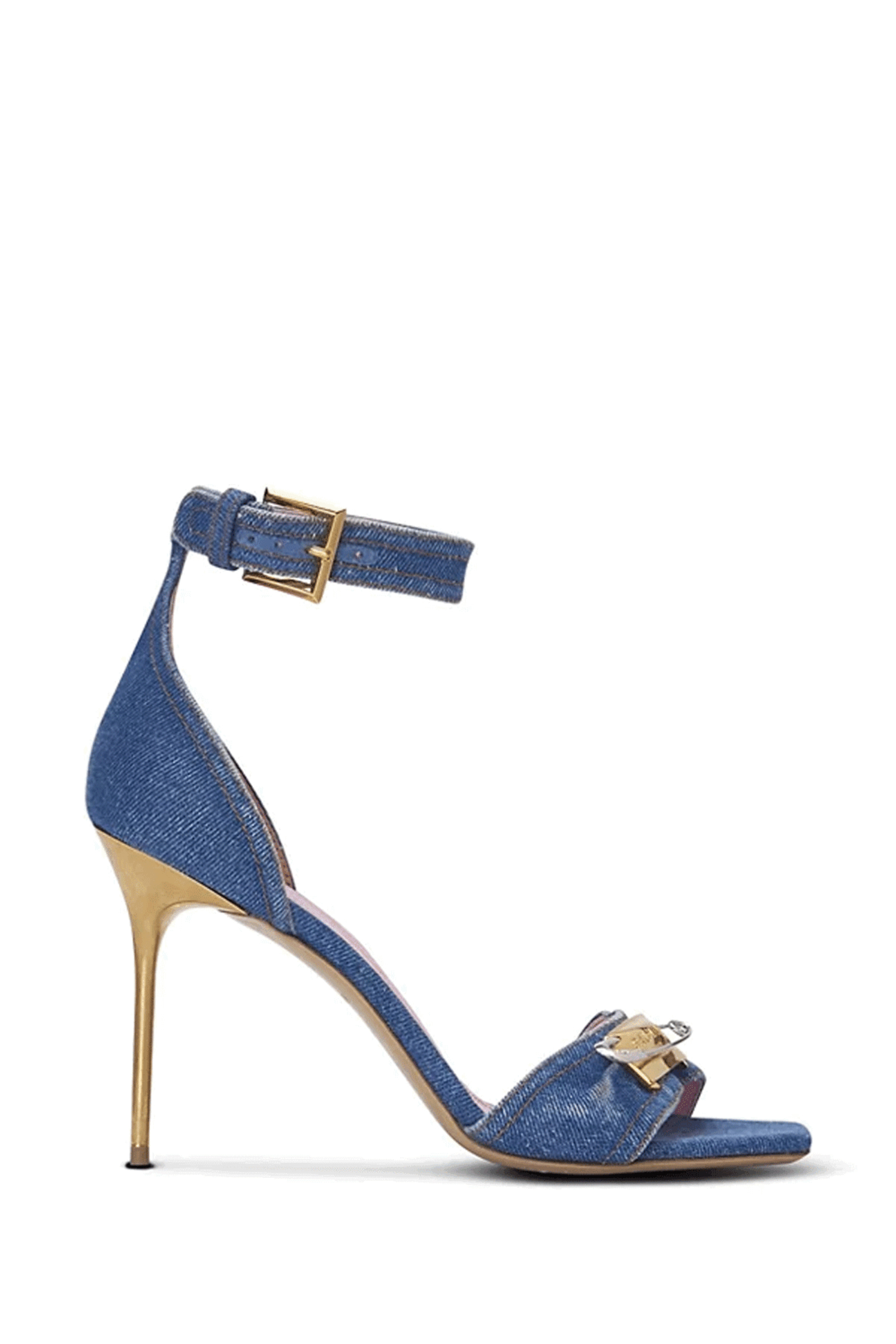 Tod's - Kate Blue Patent Thong Sandal | Mitchell Stores