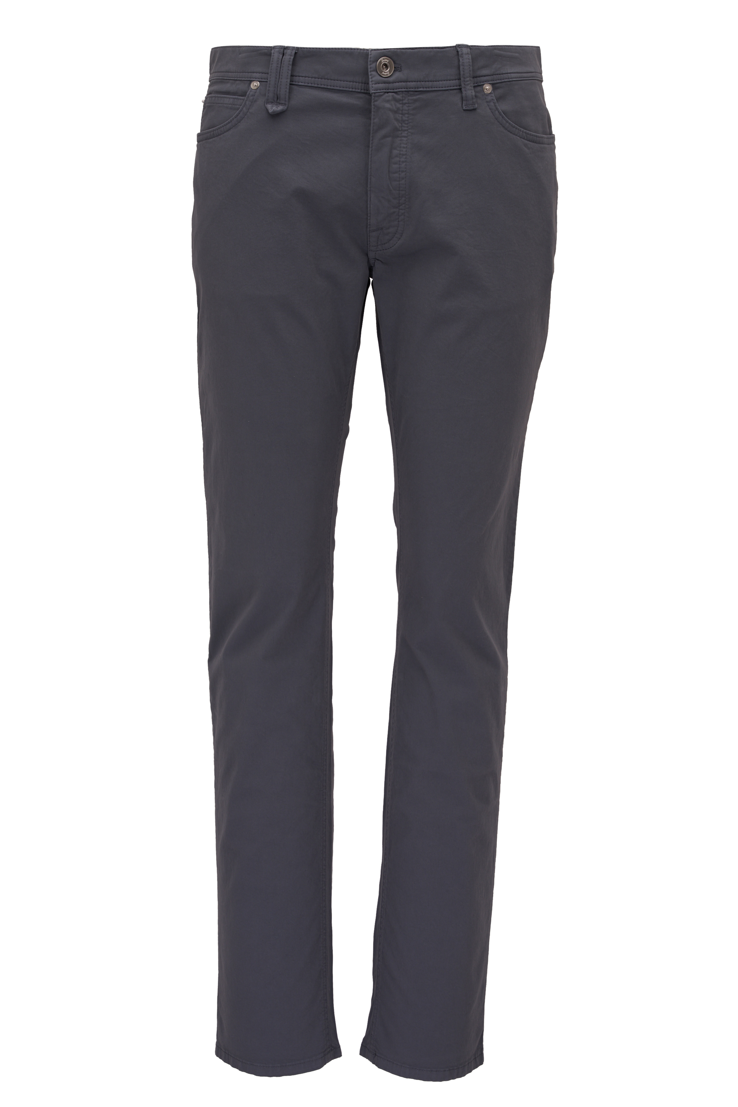 Zegna City Stretch-Cotton Gabardine Five-Pocket Pants, Pants