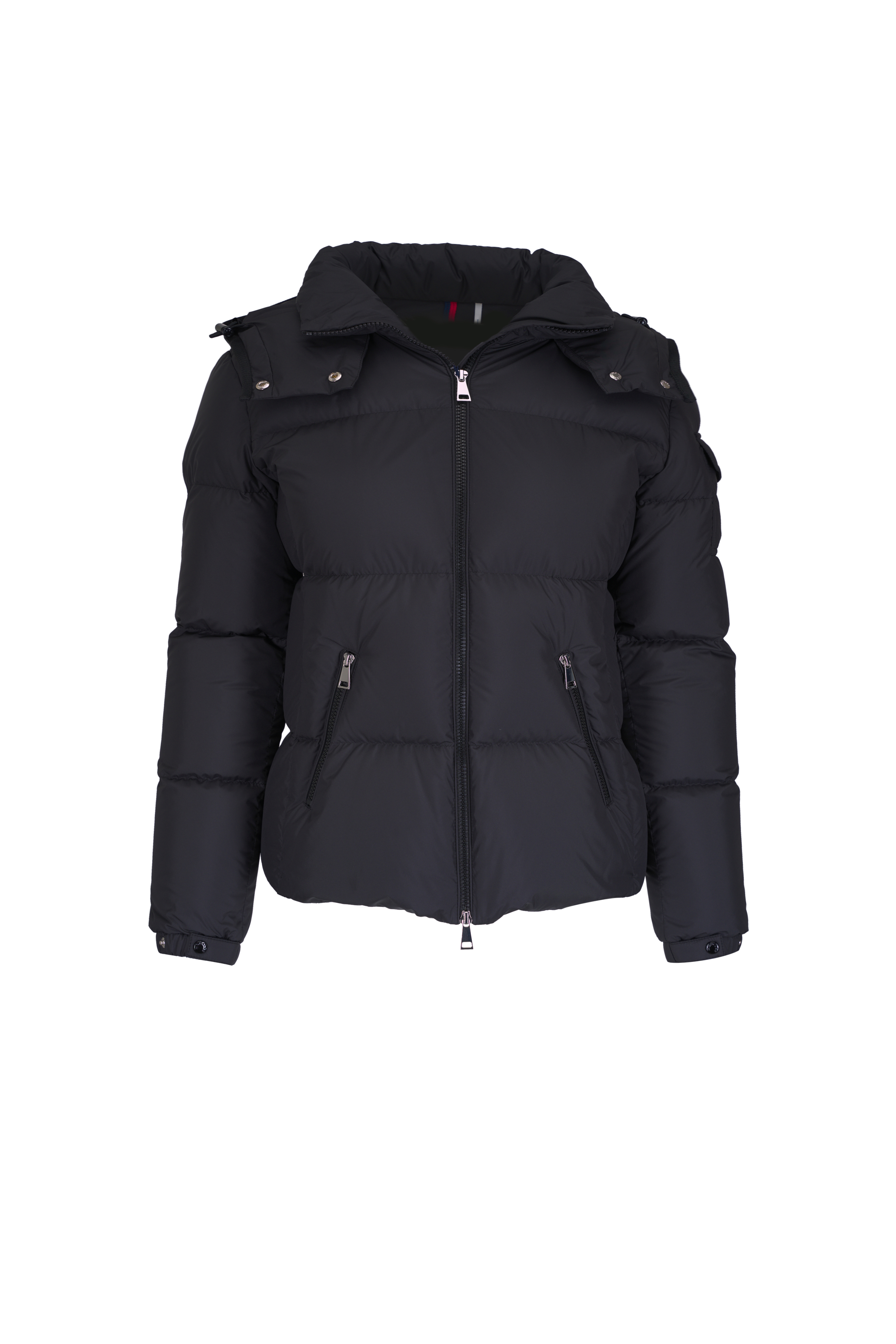 Moncler 黒 ダウンパッド グローブ Black Gardy Hooded Short Down Jacket - Short Down Jackets
