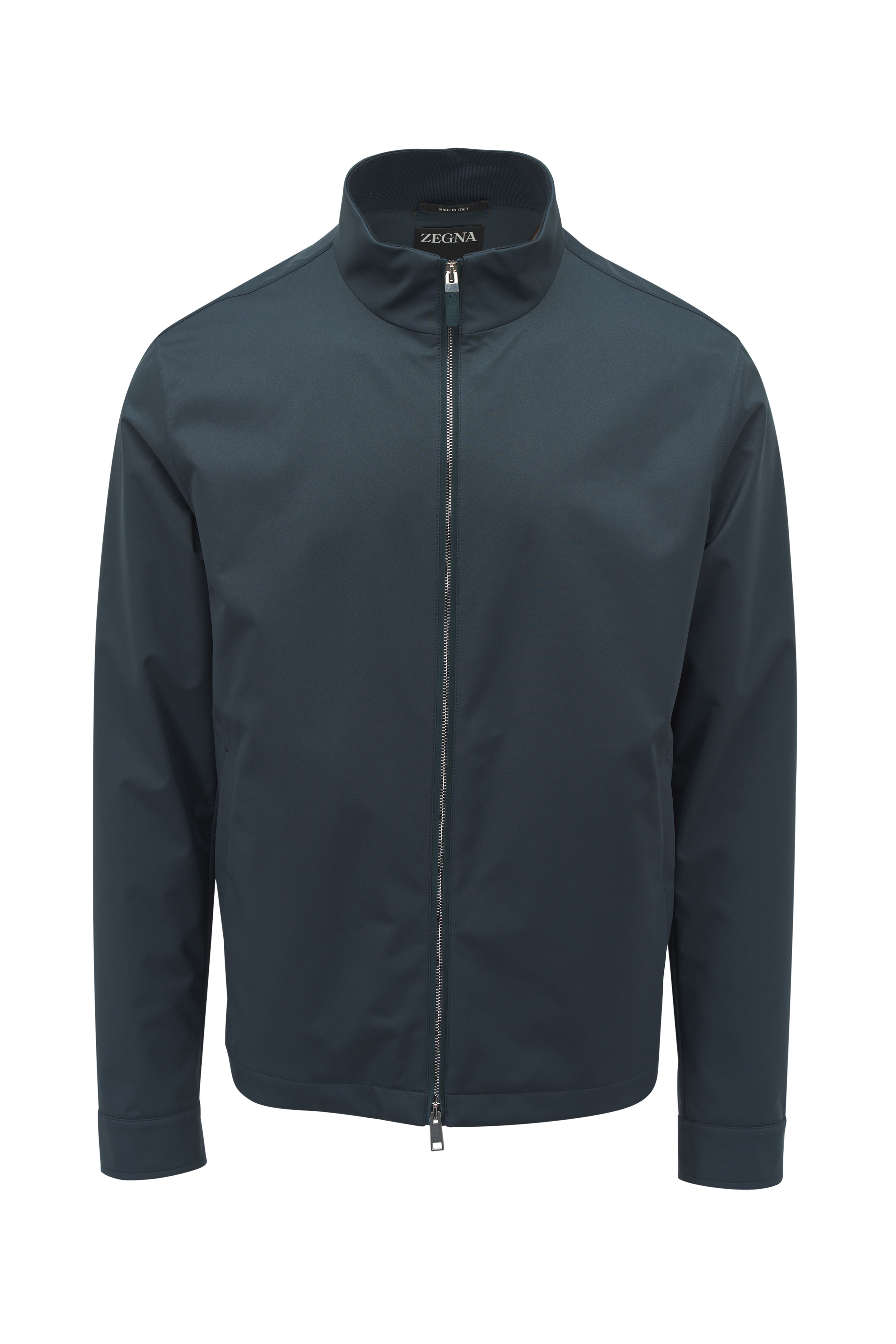 Zegna - Petrol Second Skin Bomber Jacket | Mitchell Stores