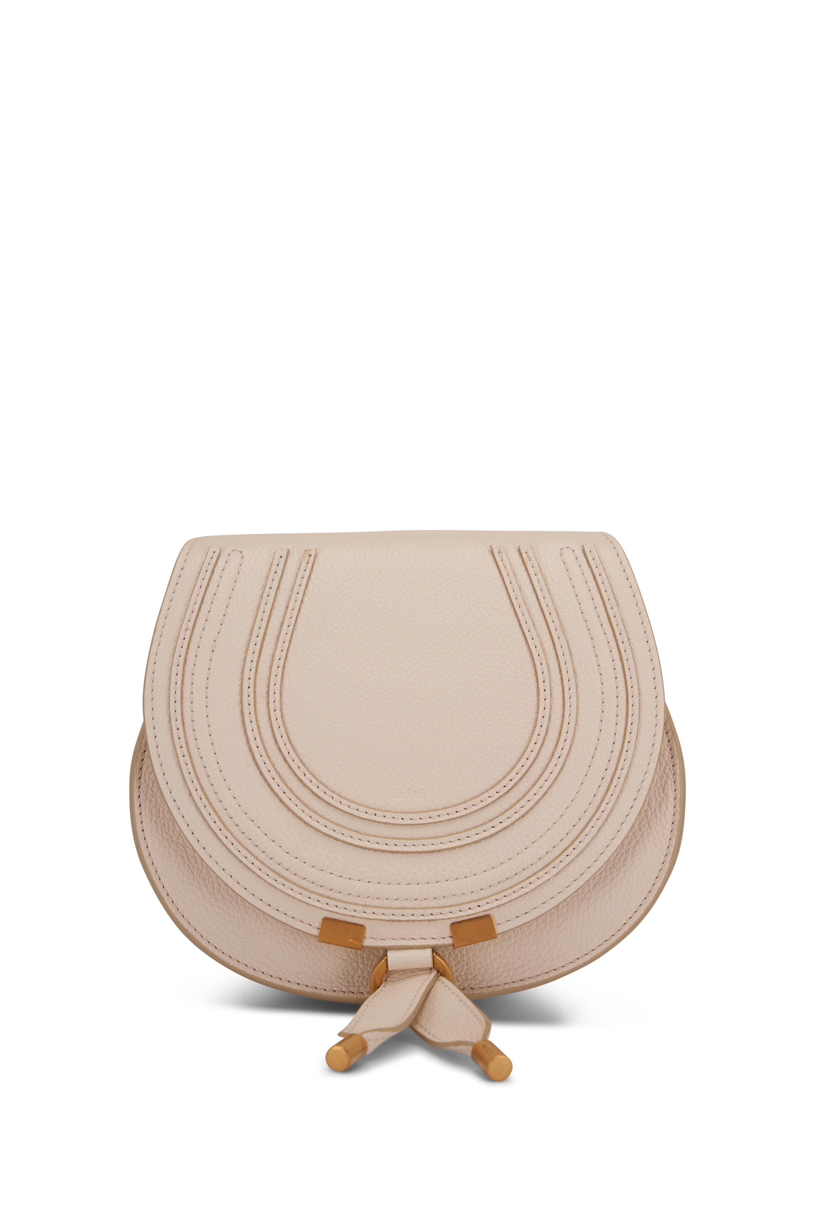 CHLOÉ: Marcie bag in raffia and leather - Camel  Chloé crossbody bags  C23SS736I32 online at
