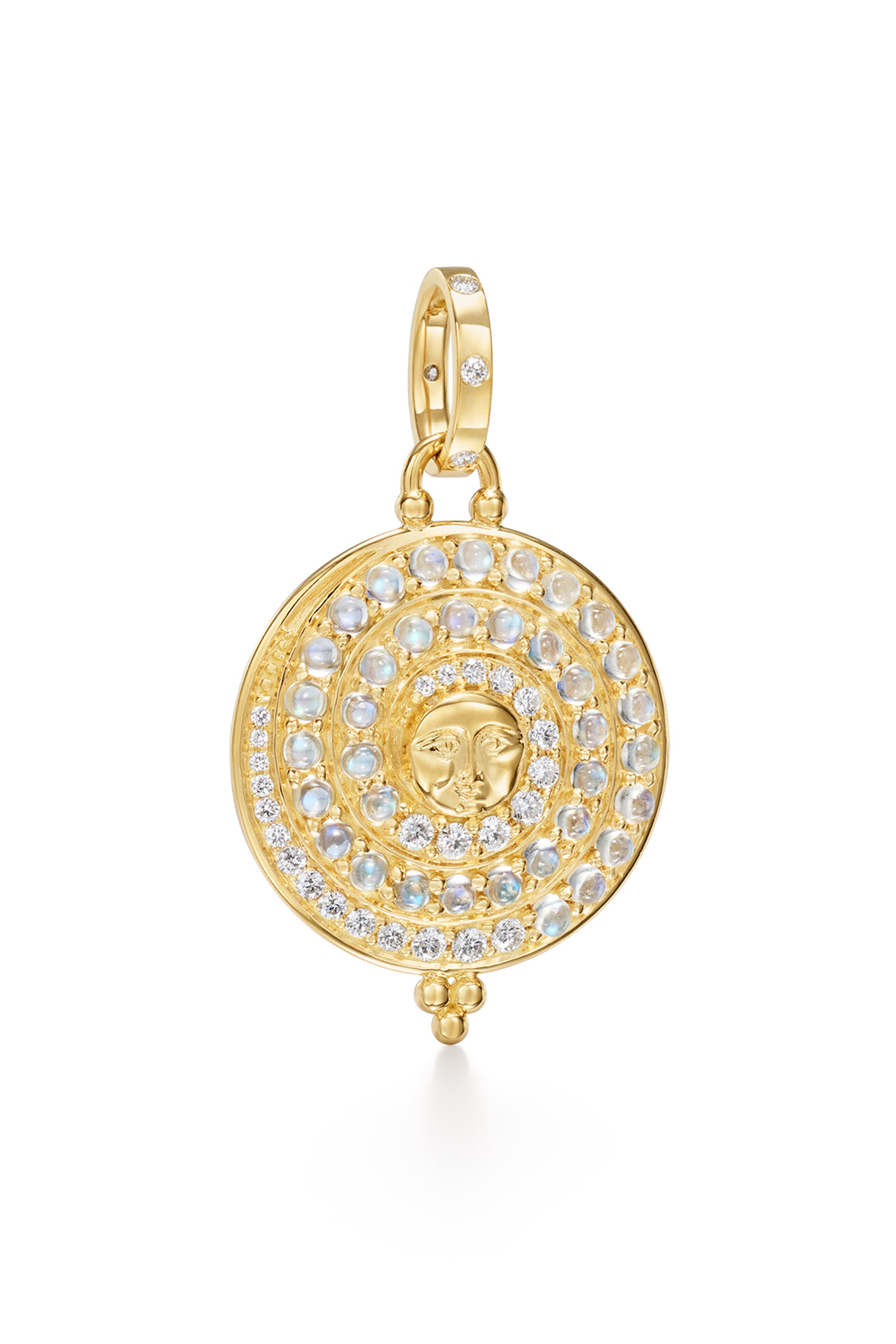 Temple St. Clair - 18k Gold Large Rainbow Fiori Amulet